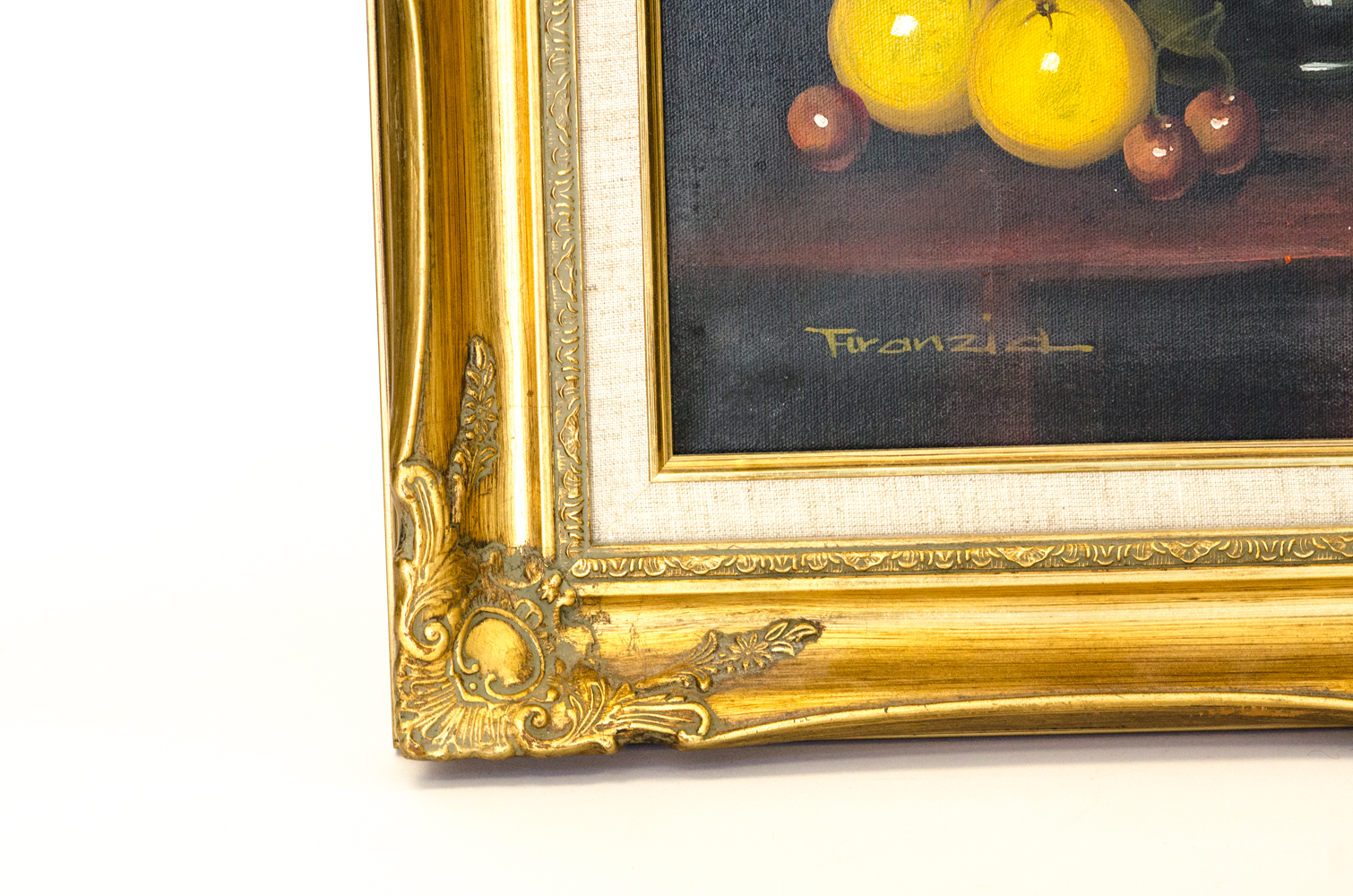 Anthony Franzia Oil Painting on Canvas of Still Life