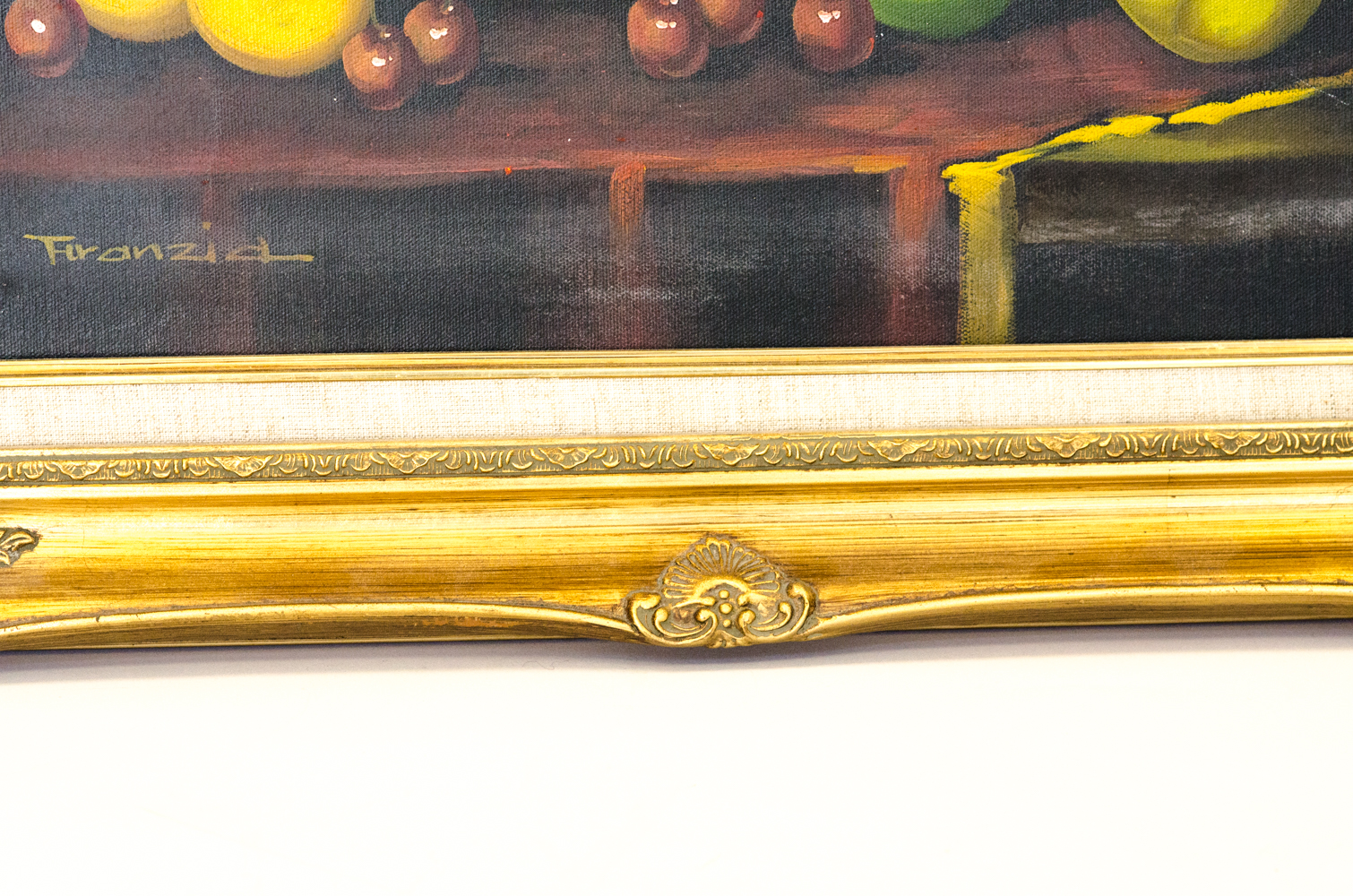 Anthony Franzia Oil Painting on Canvas of Still Life