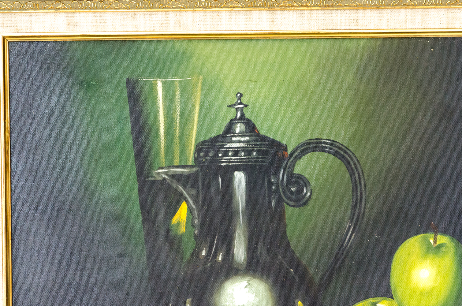 Anthony Franzia Oil Painting on Canvas of Still Life
