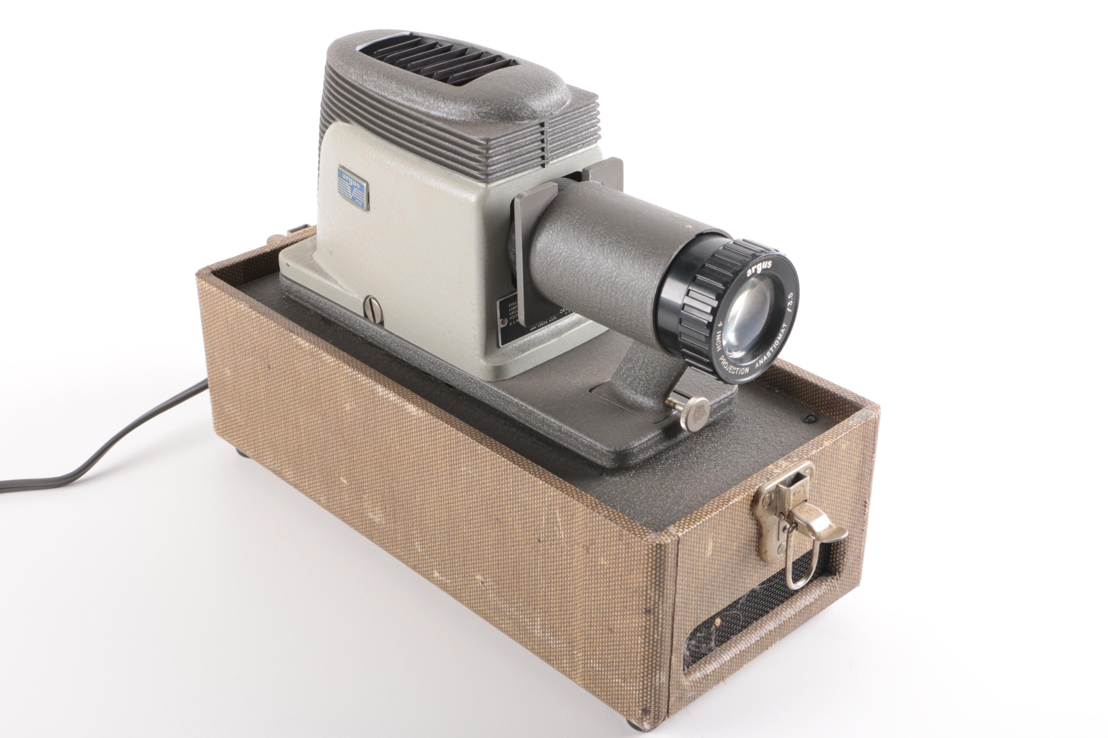 Argus 200 Automatic Threading Dual 8 Movie Projector