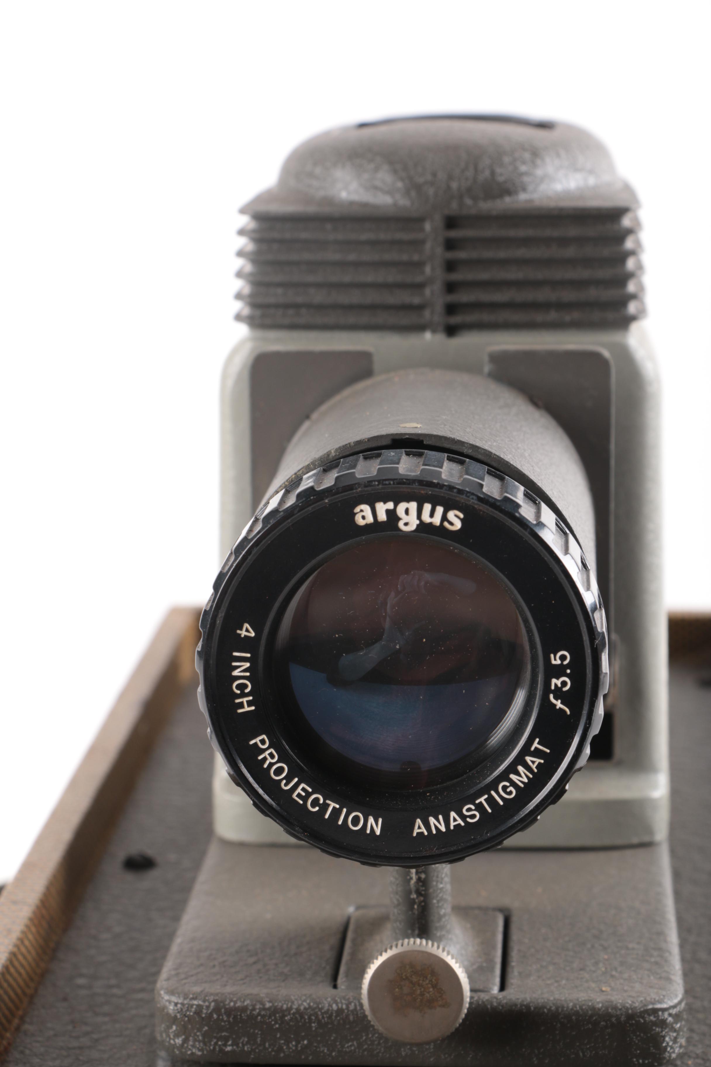 Argus 200 Automatic Threading Dual 8 Movie Projector