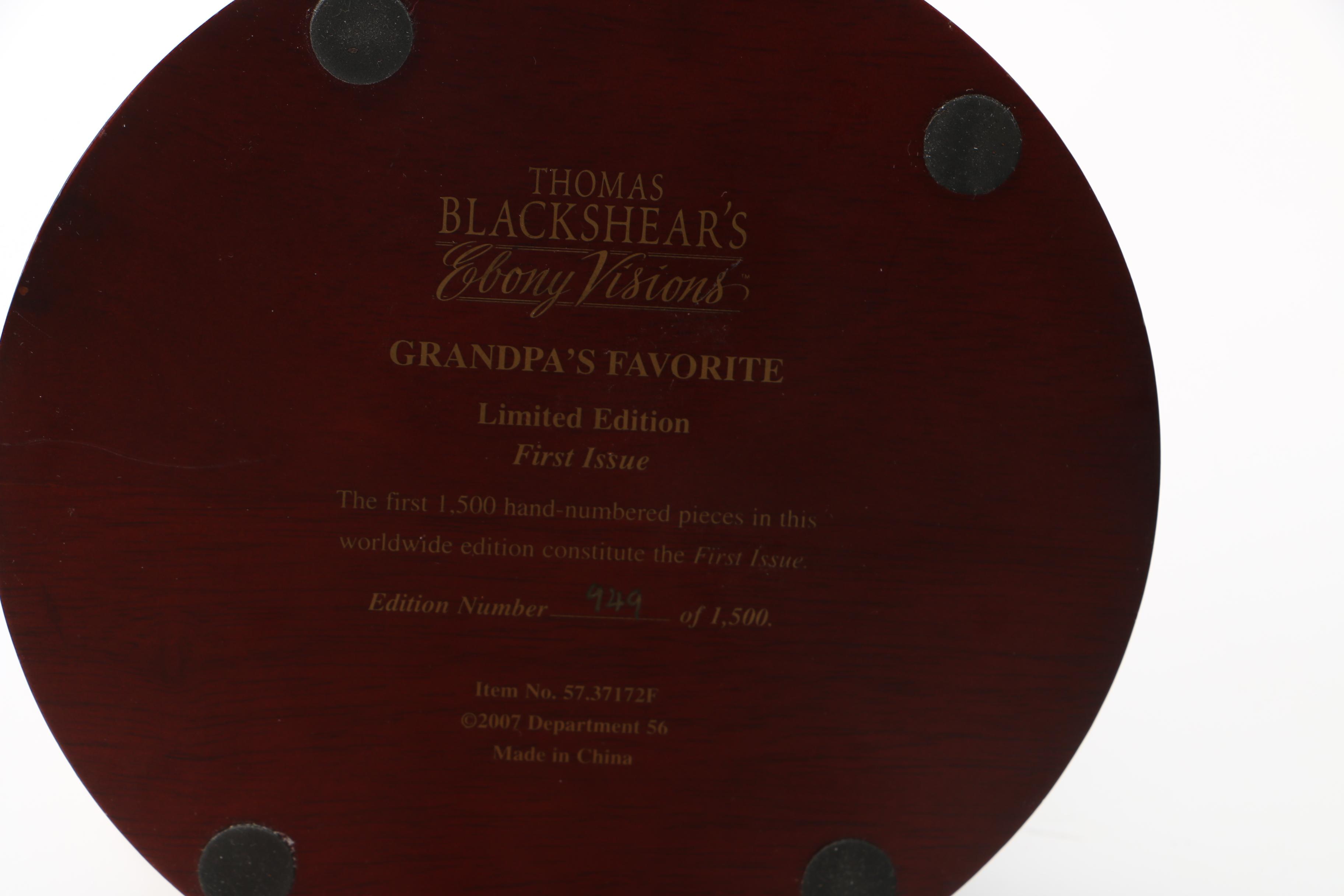 Thomas Blackshear Limited Edition Ceramic Figurines