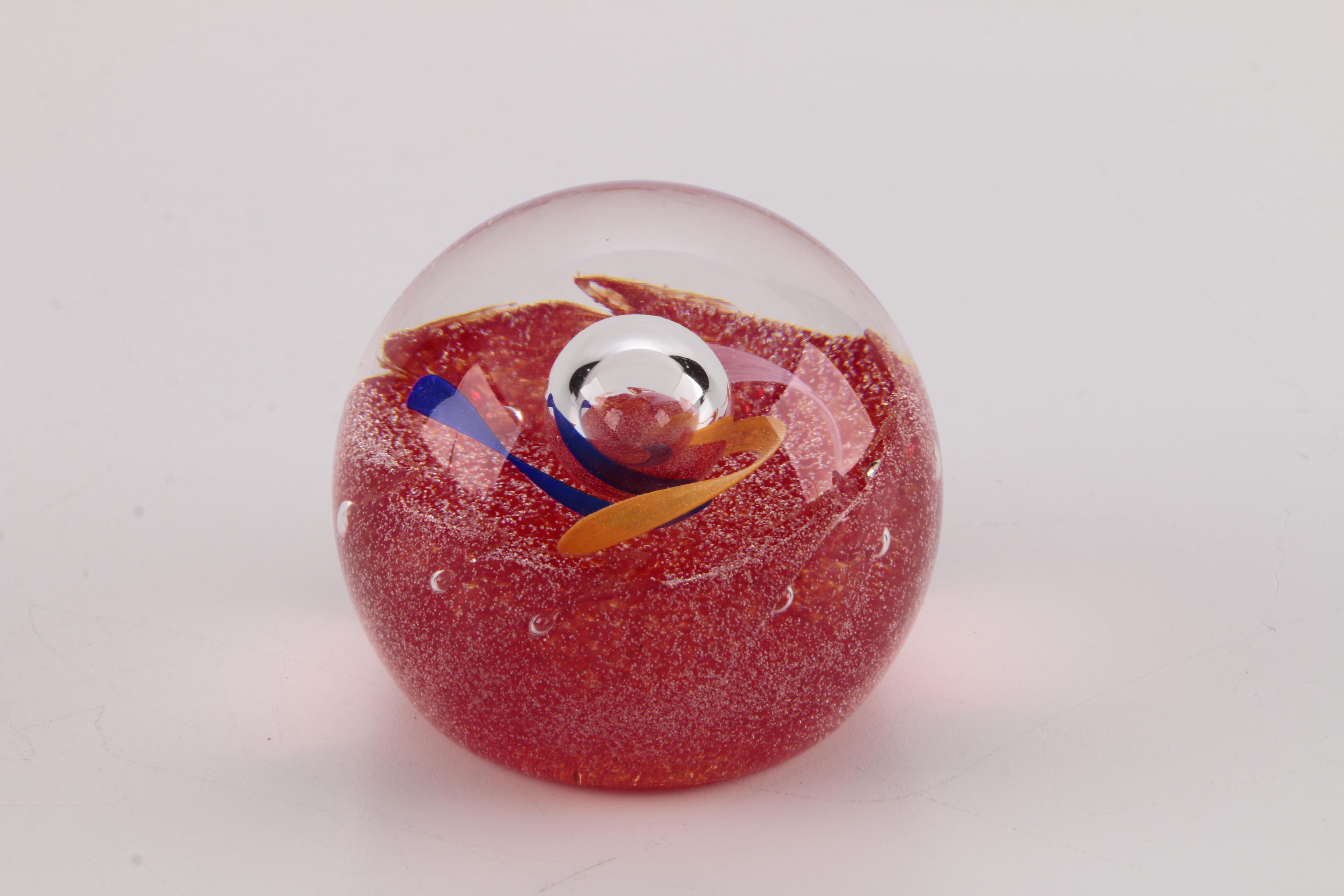 Hand Blown Glass Paperweights