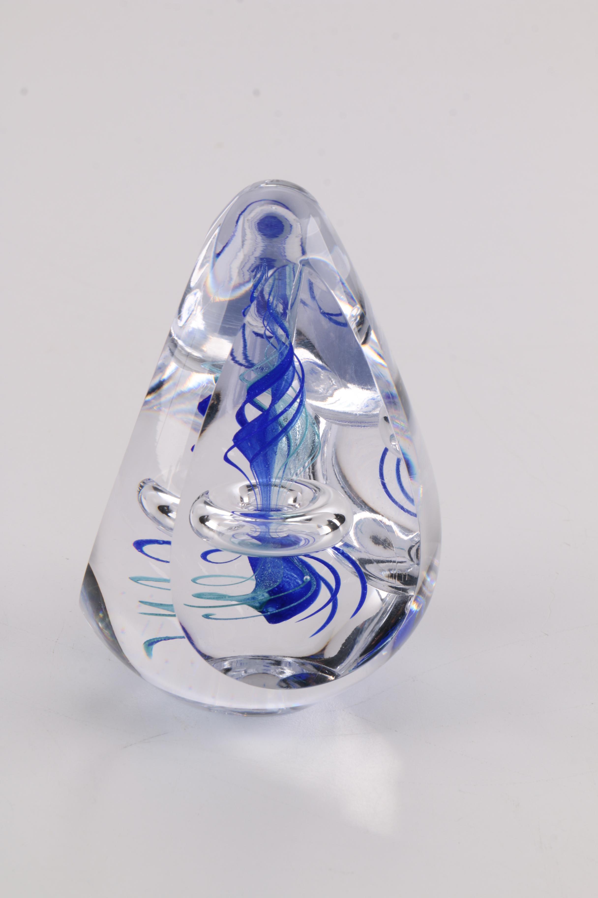 Hand Blown Glass Paperweights
