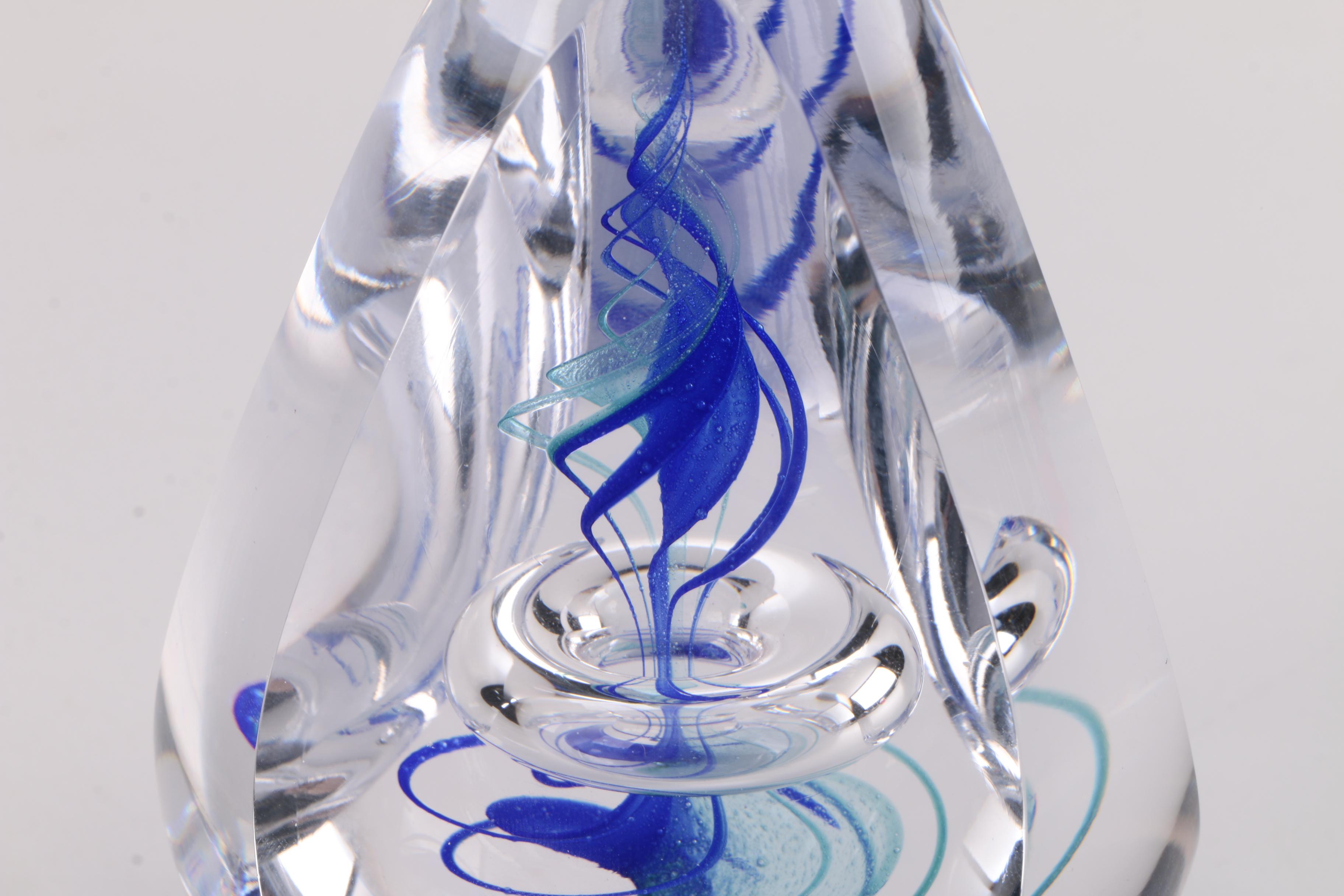 Hand Blown Glass Paperweights