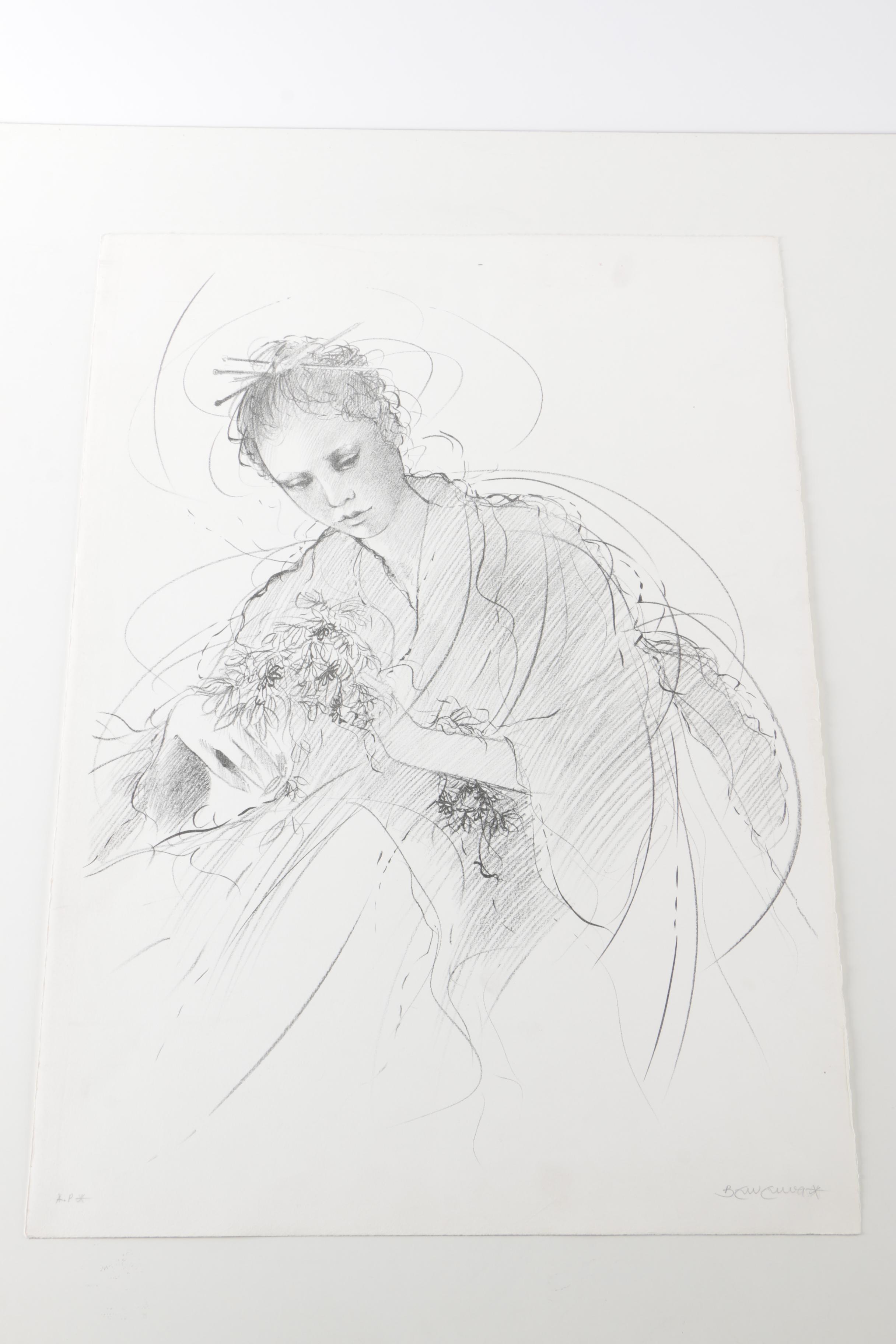 Riccardo Benvenuti Artist's Proof Lithographs on Paper