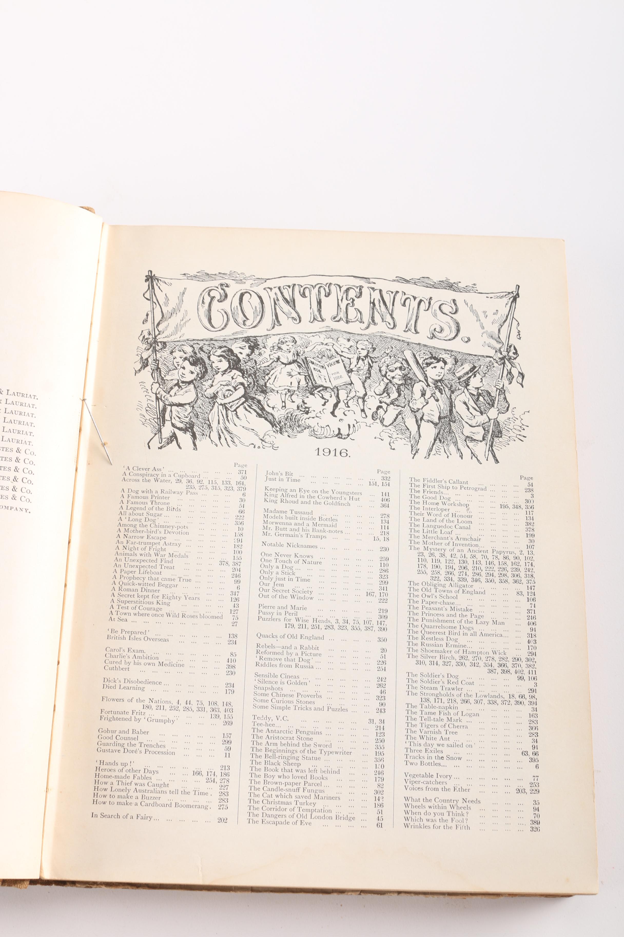 Pair of "Chatterbox" Children's Books