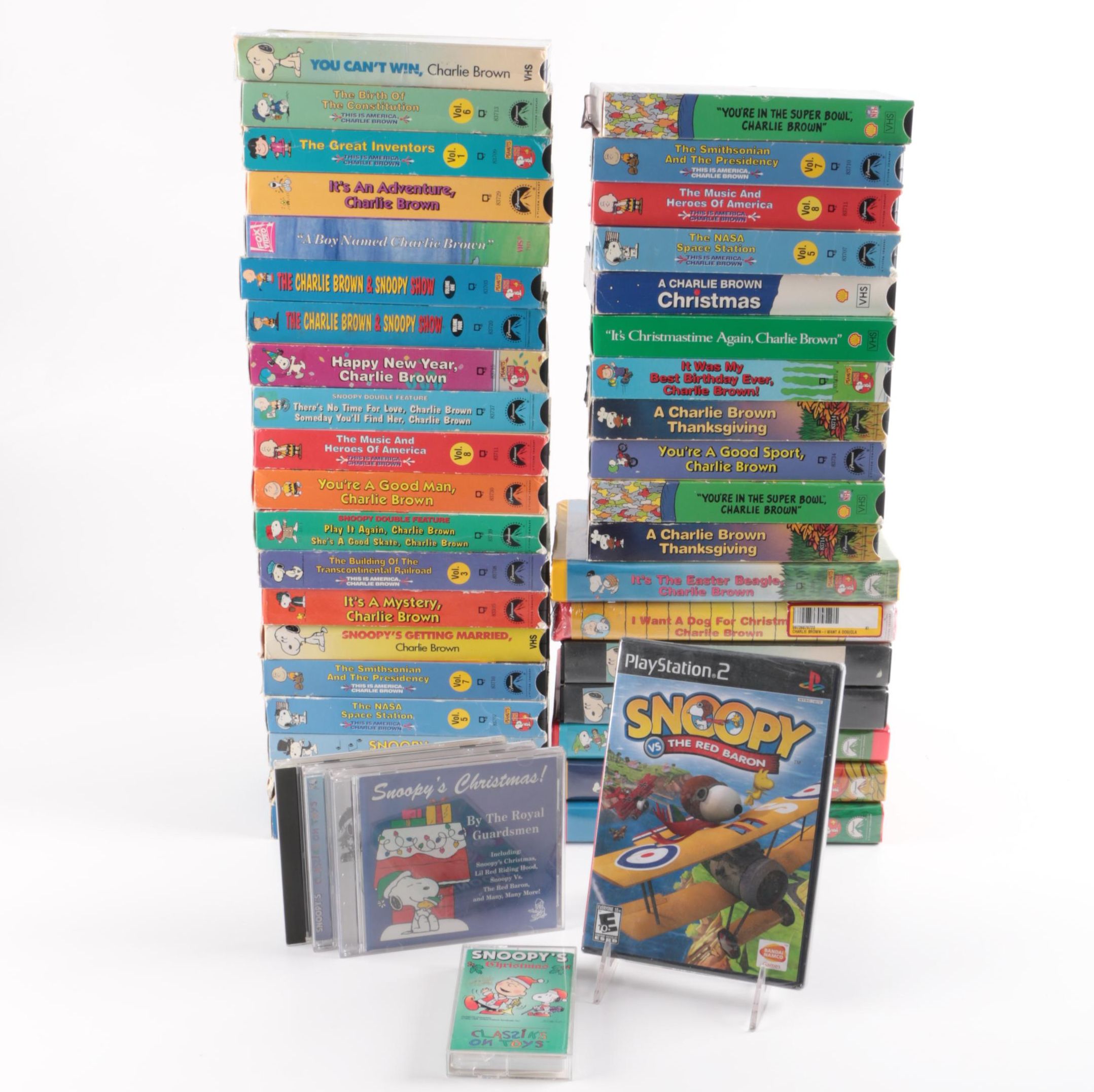 "Peanuts," Charlie Brown and Snoopy VHS Collection, Game and More
