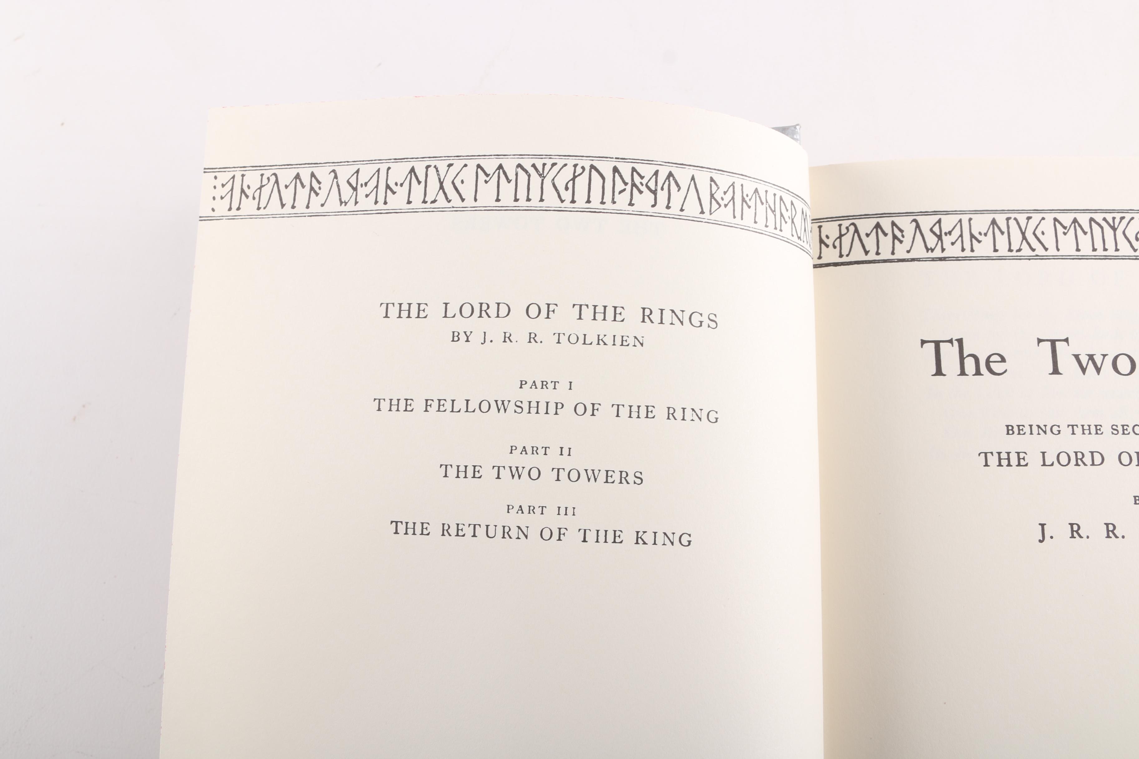 Boxed "The Lord of the Rings" Series by J.R.R. Tolkien