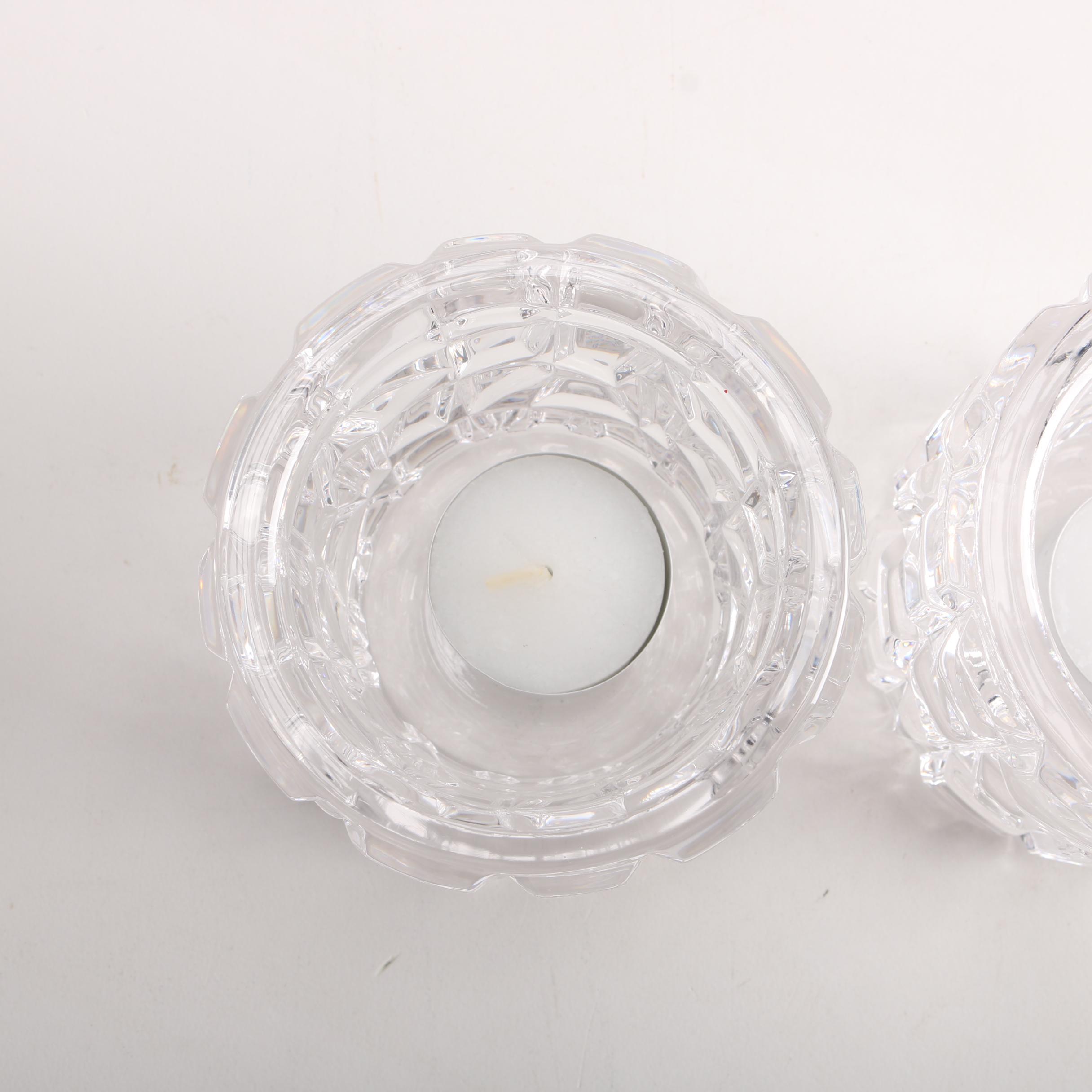 Tiffany & Co. Crystal Votive Candle Holders