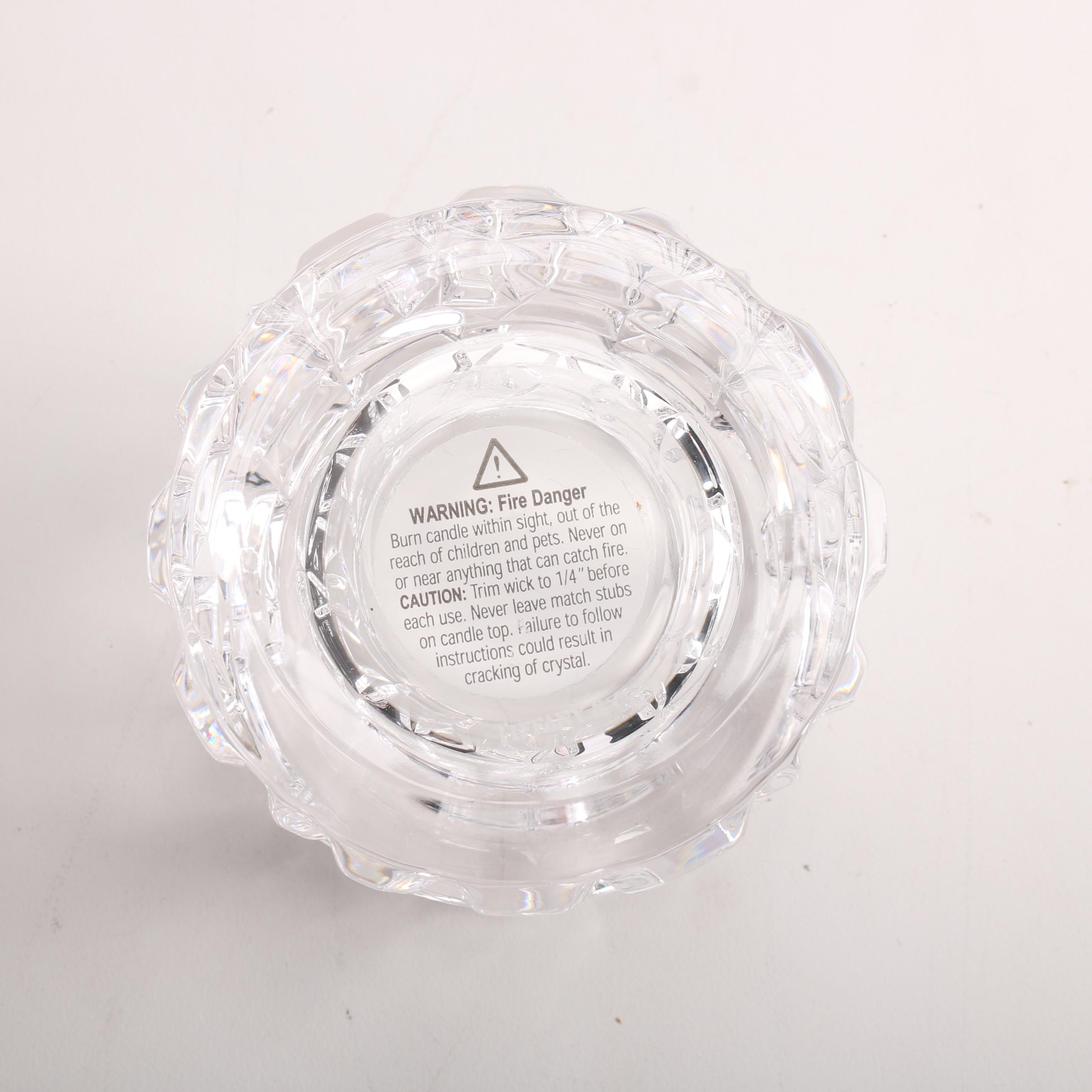 Tiffany & Co. Crystal Votive Candle Holders