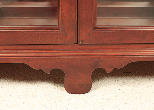 Wood and Glass China Cabinet