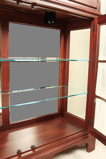 Wood and Glass China Cabinet