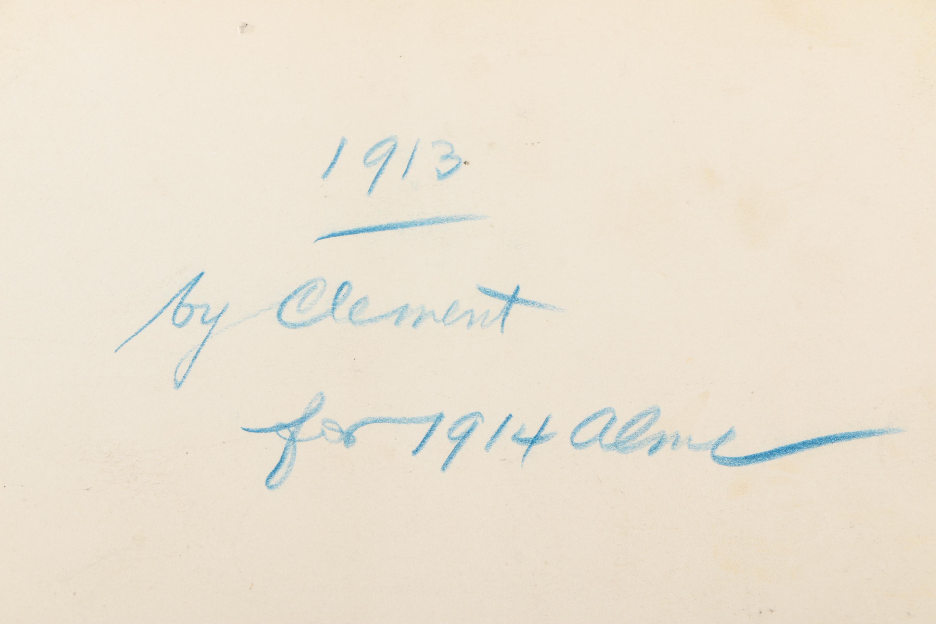 Early 20th Century, Clement Ink and Pencil Illustrations