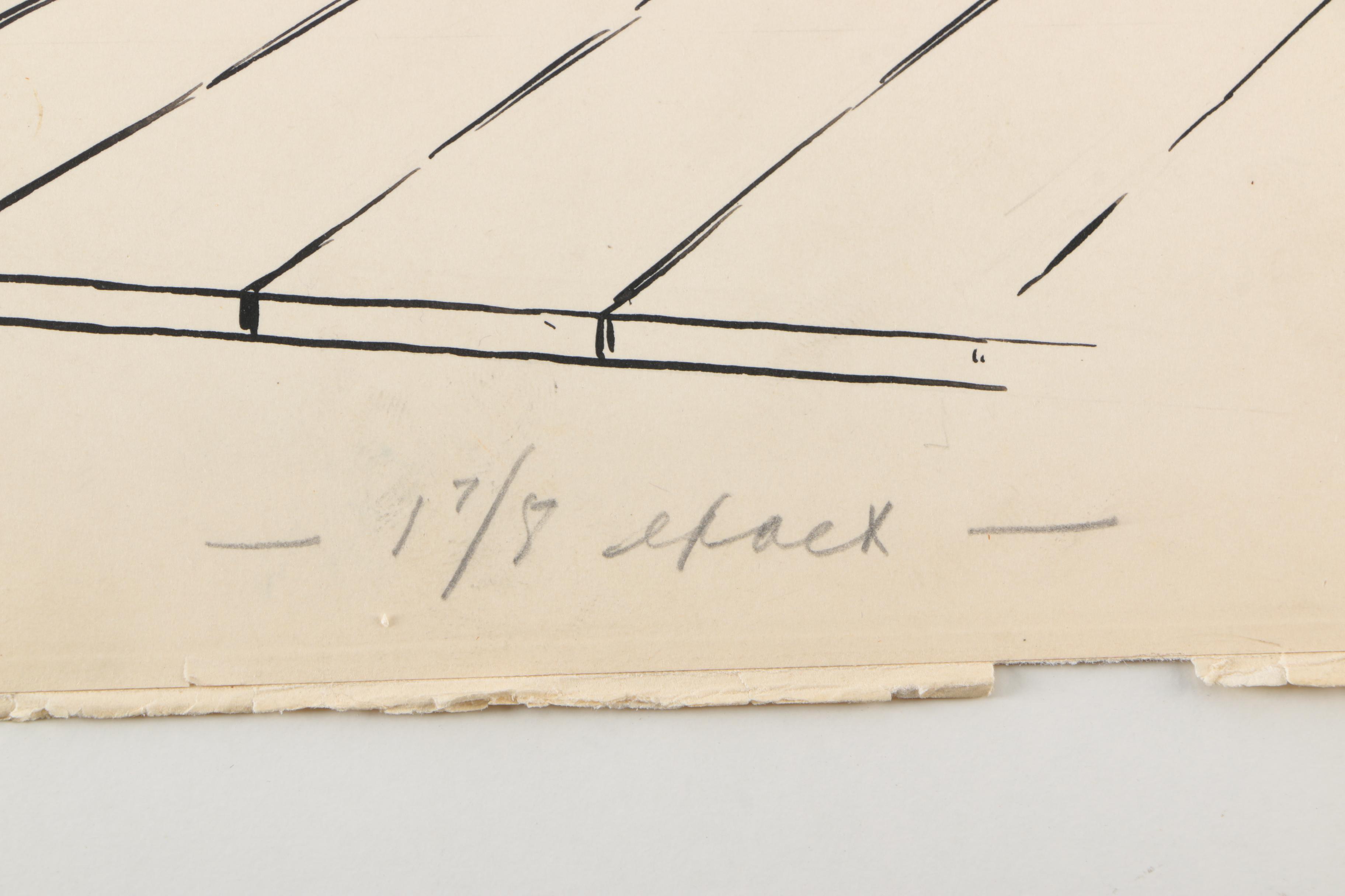 Early 20th Century, Clement Ink and Pencil Illustrations