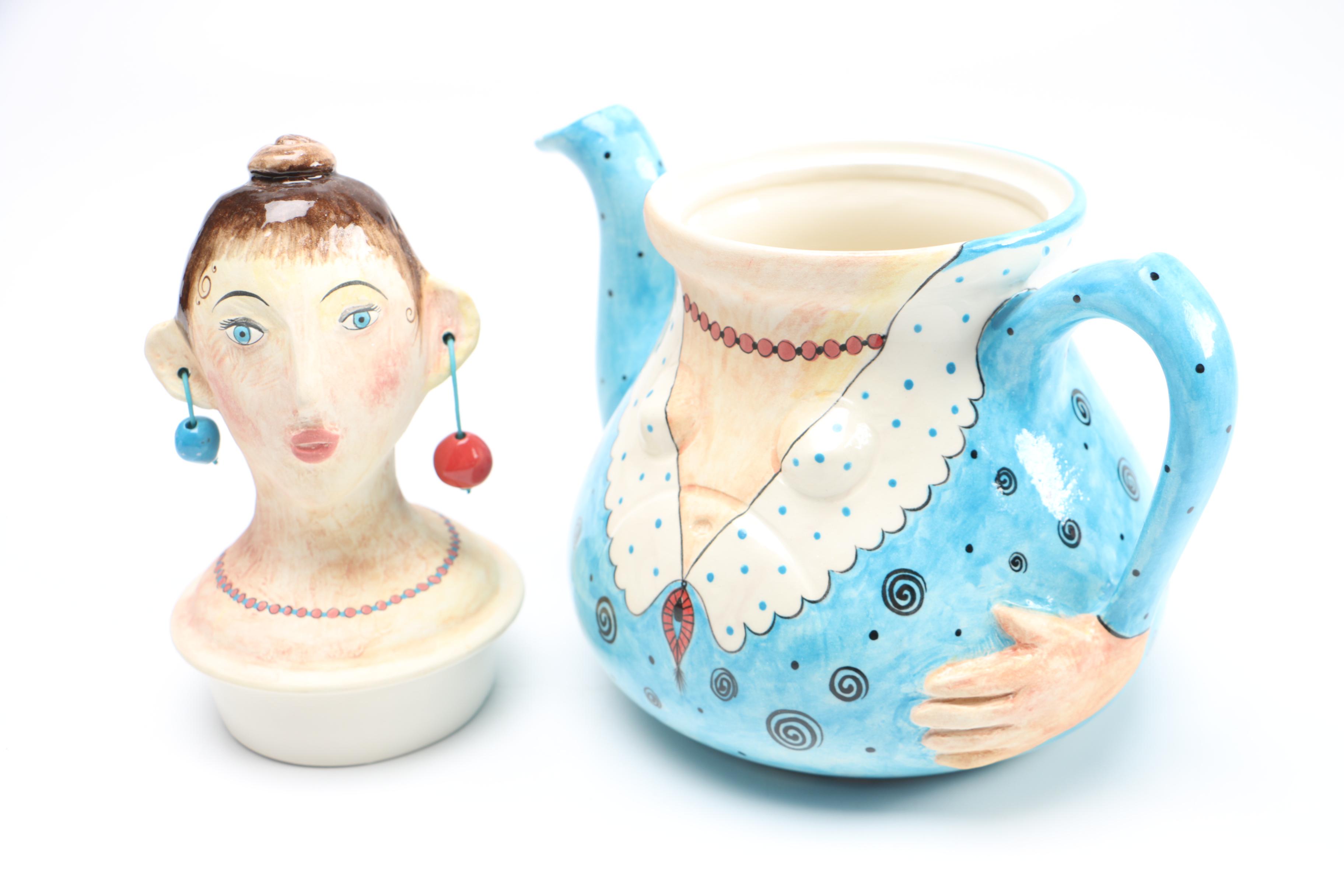 Ceramic and Porcelain Teapots Featuring Lenox