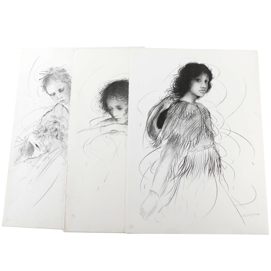 Riccardo Benvenuti Artist's Proof Lithographs on Paper