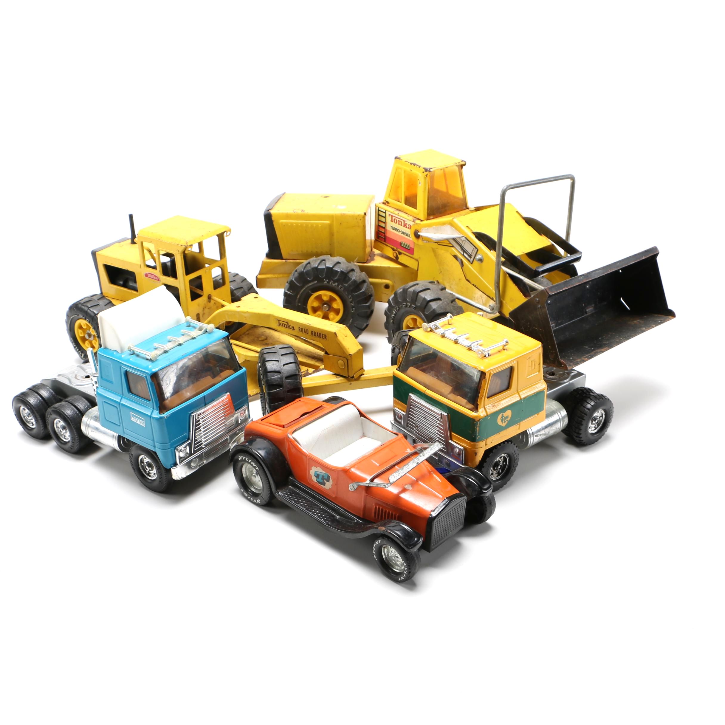 Vintage Nylint, ERTL and Tonka Toy Cars