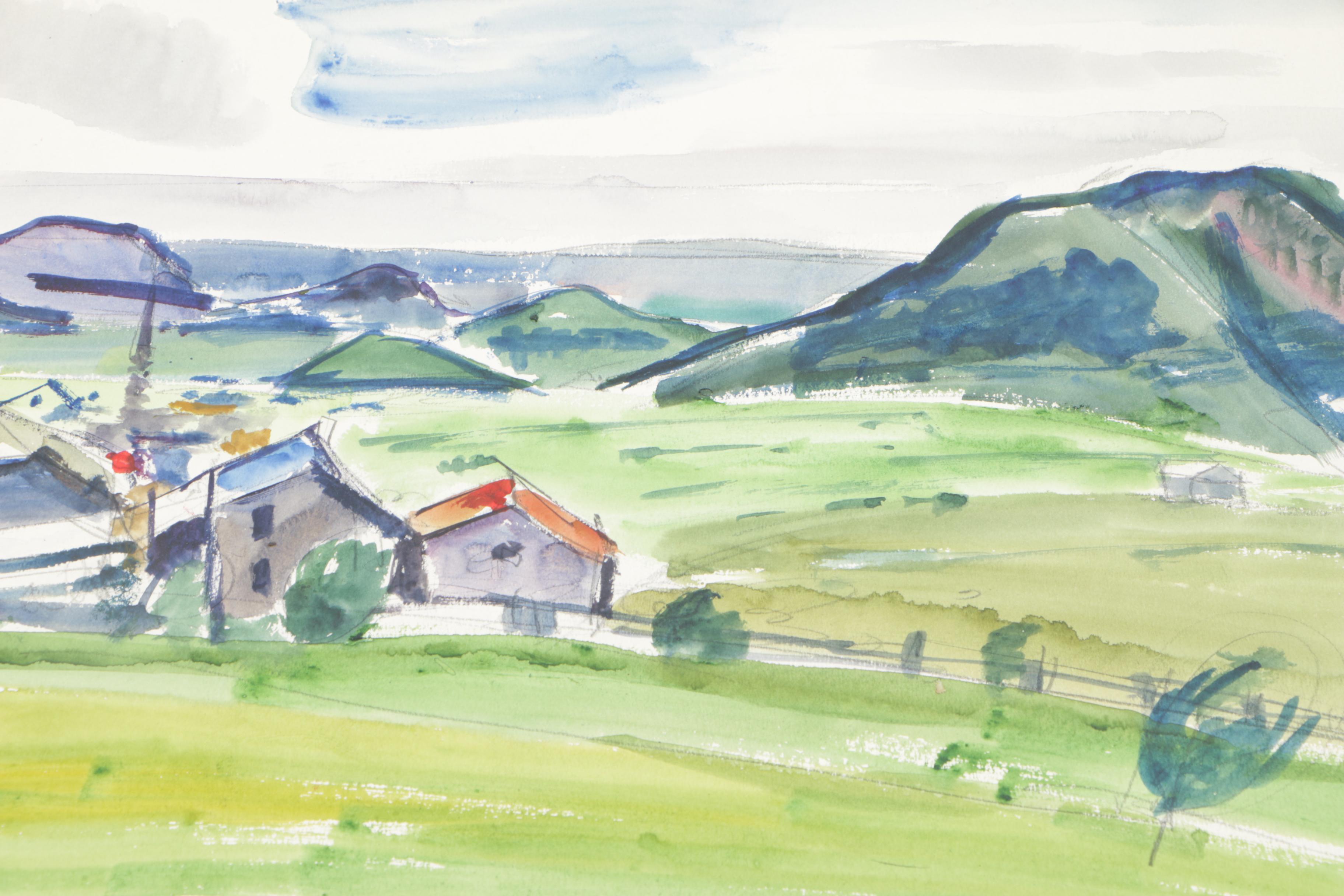 Unframed Watercolors Featuring Dennis Lüken