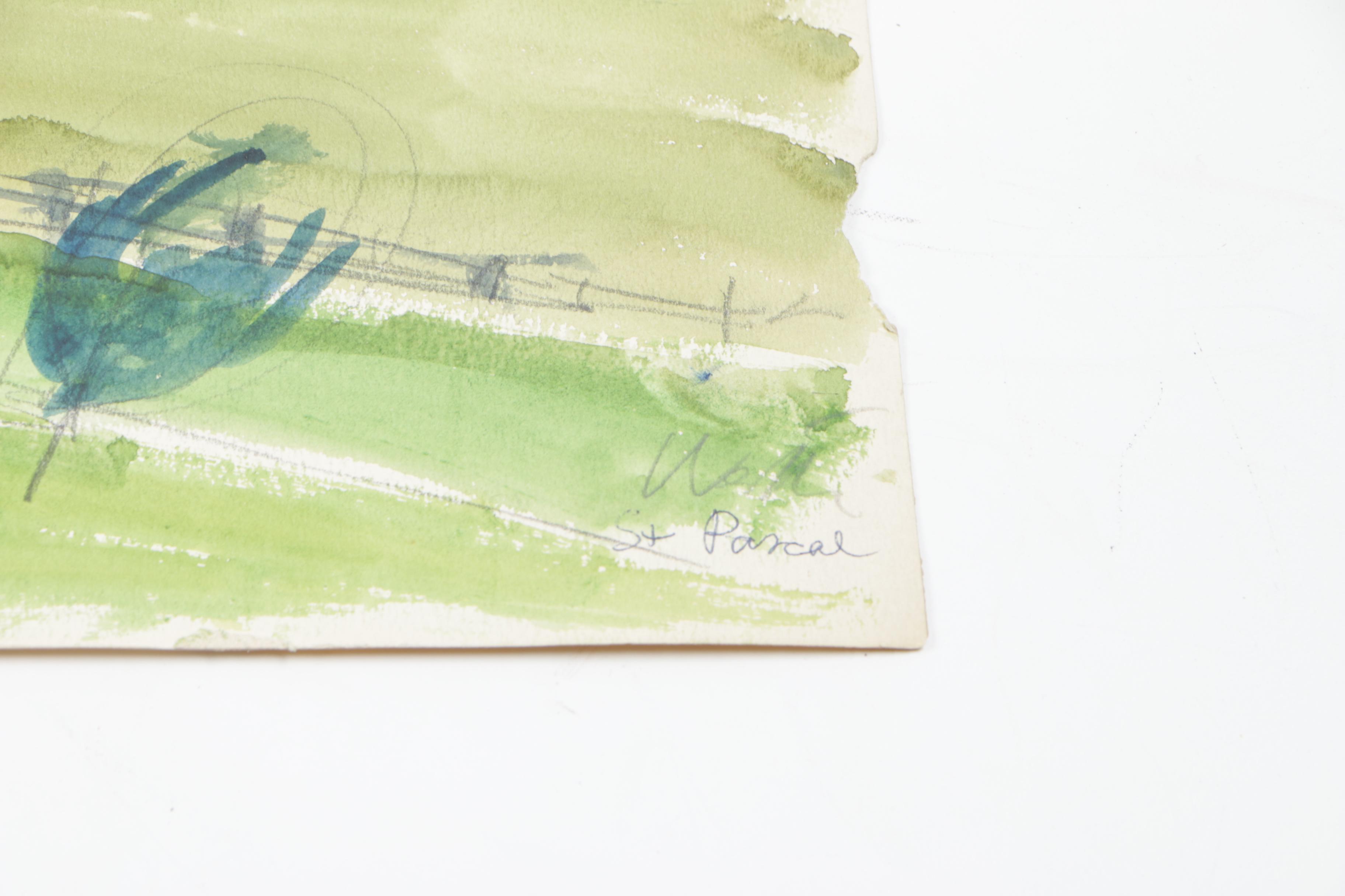 Unframed Watercolors Featuring Dennis Lüken