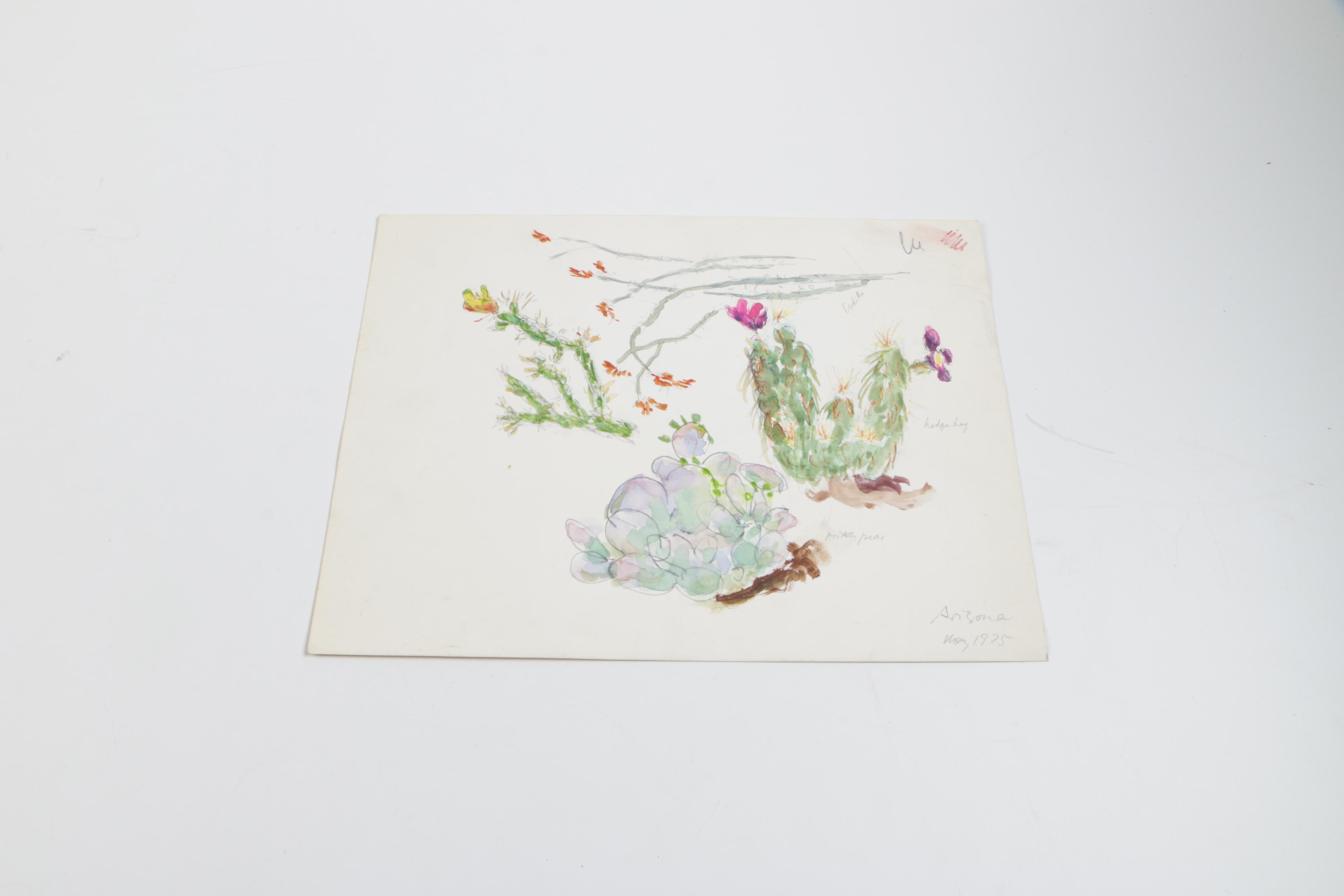 Unframed Watercolors Featuring Dennis Lüken