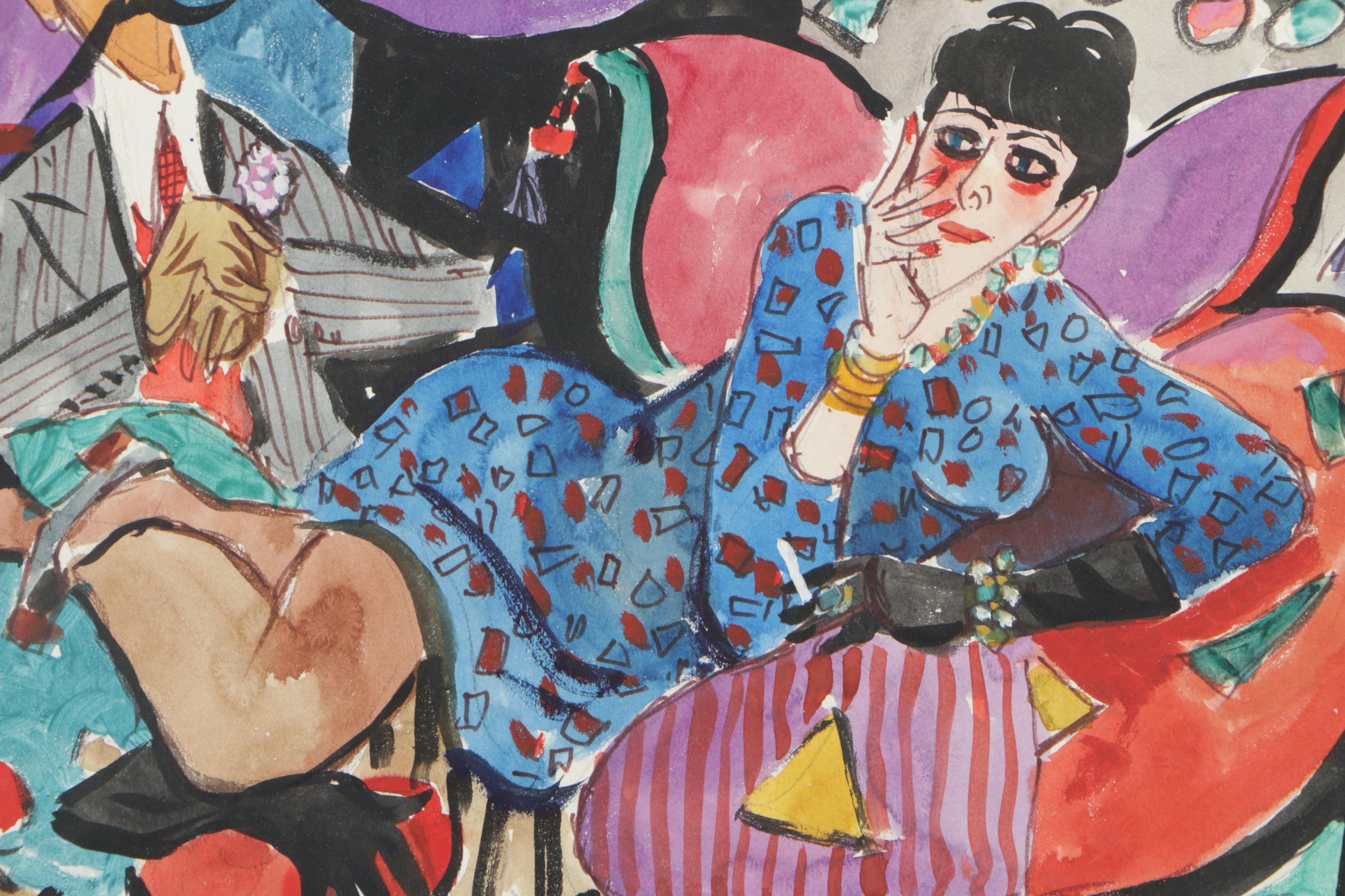 Unframed Watercolors Featuring Dennis Lüken