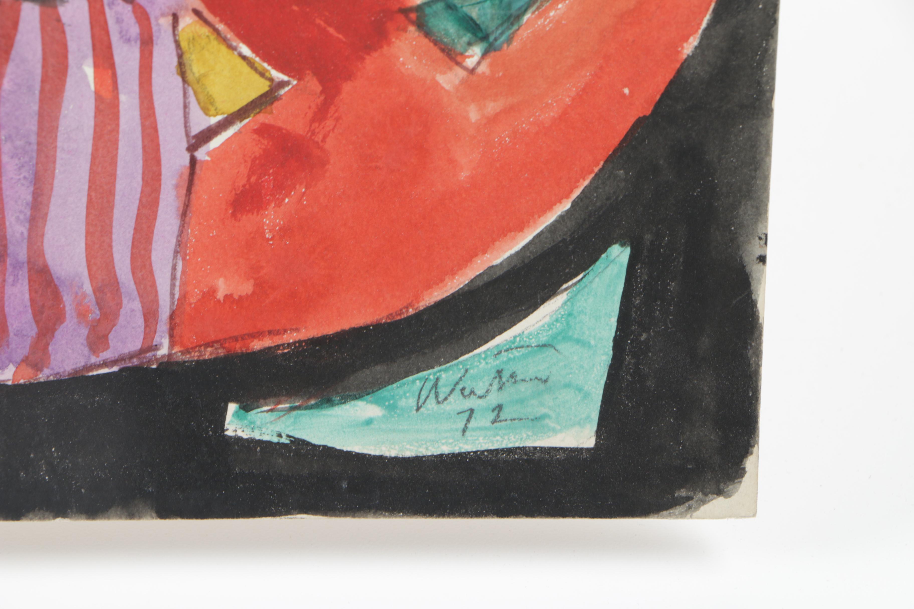 Unframed Watercolors Featuring Dennis Lüken