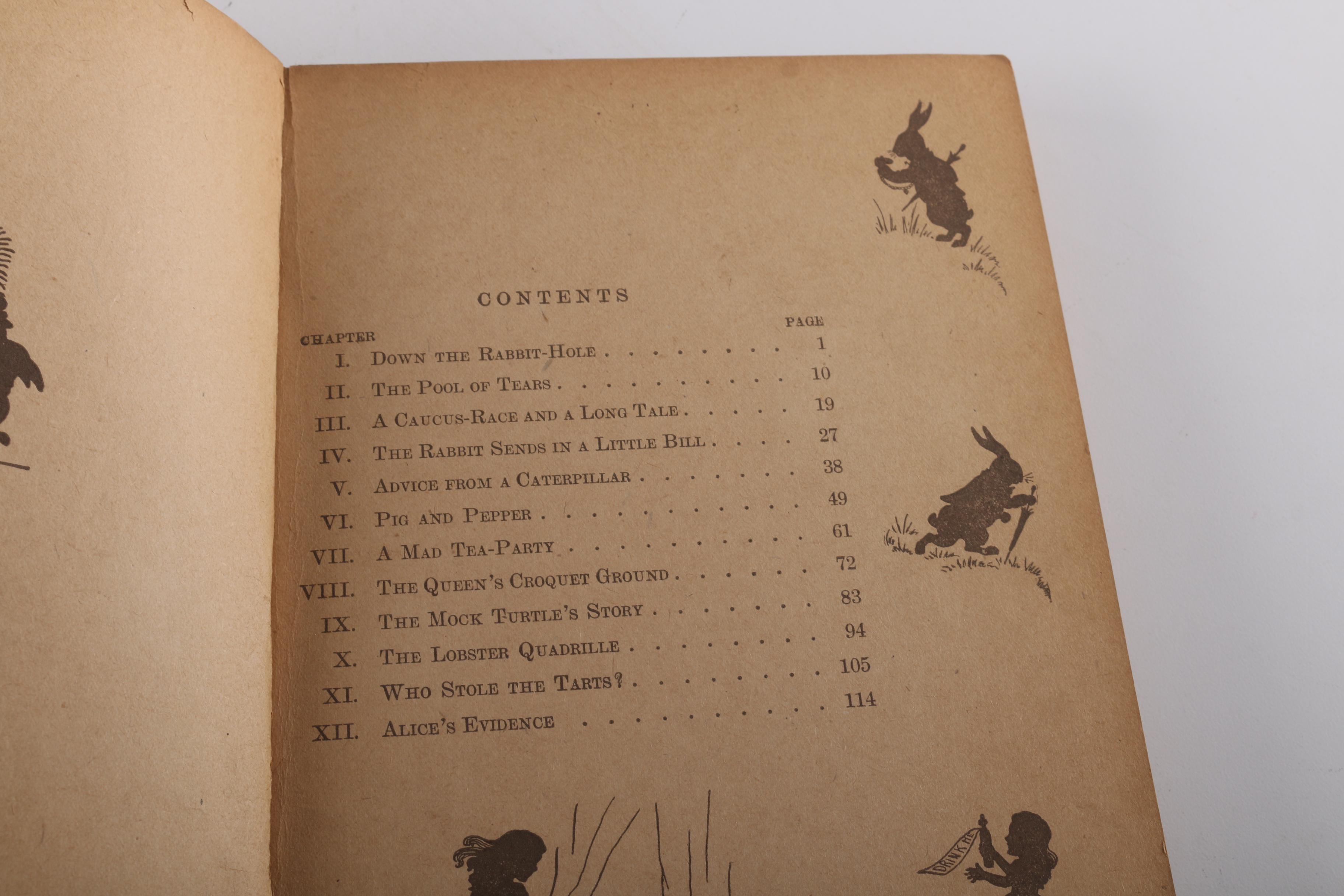 Antique "Alice's Adventures in Wonderland" with Cut-Out Pictures