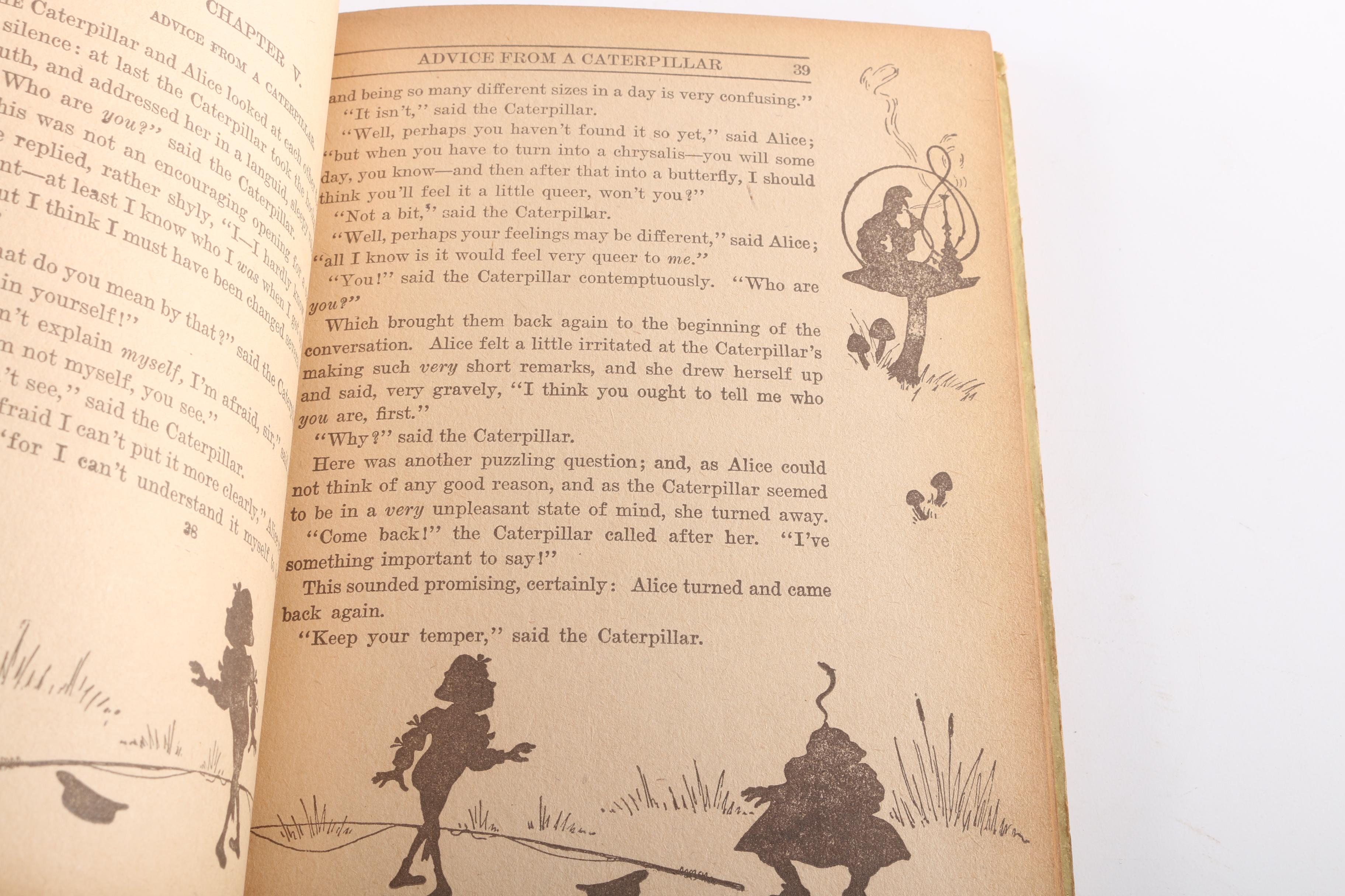 Antique "Alice's Adventures in Wonderland" with Cut-Out Pictures