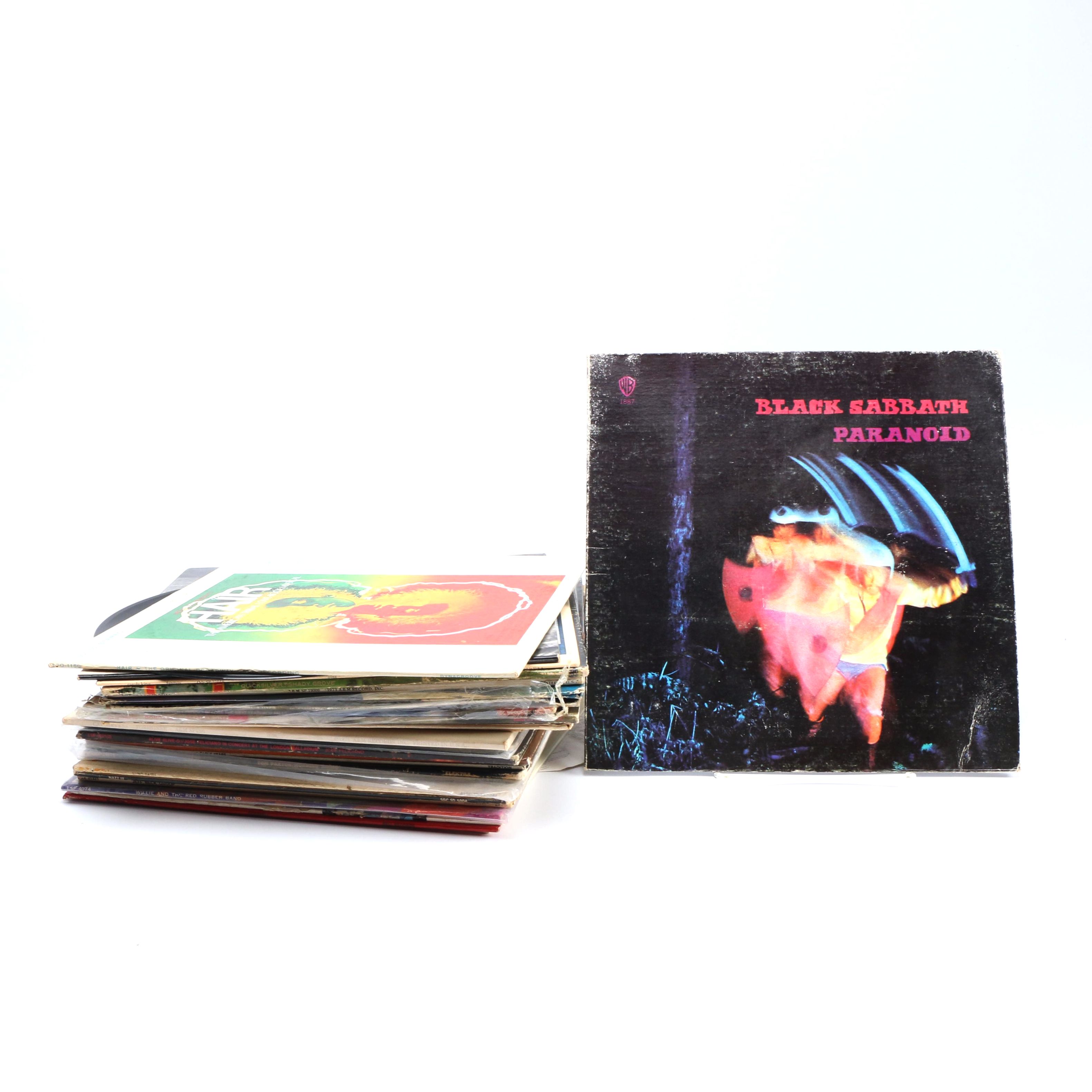 Black Sabbath, Lionel Richie, Woody Guthrie and Other Vintage LPs