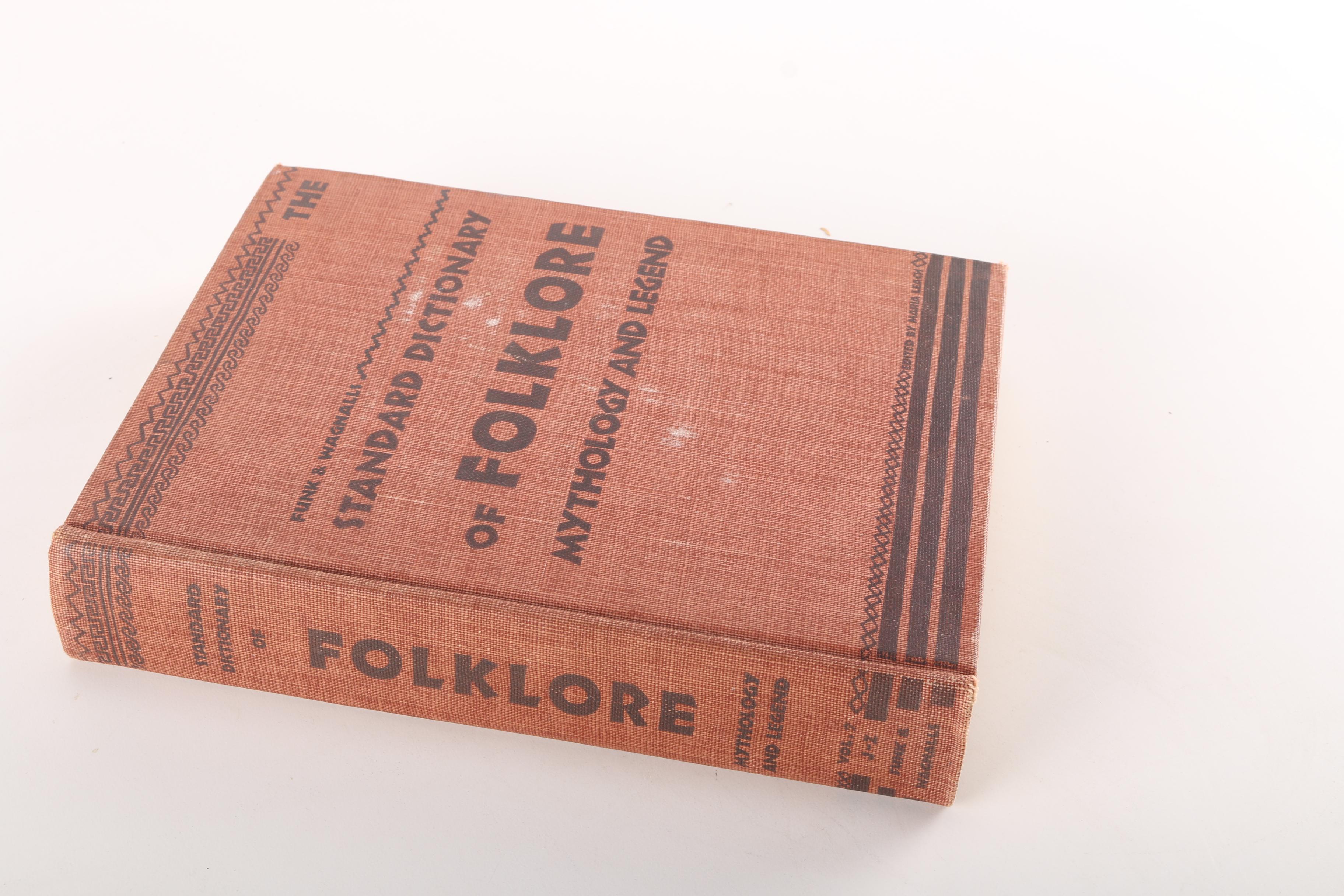 1950 "Funk & Wagnalls Standard Dictionary of Folklore Mythology and Legend"