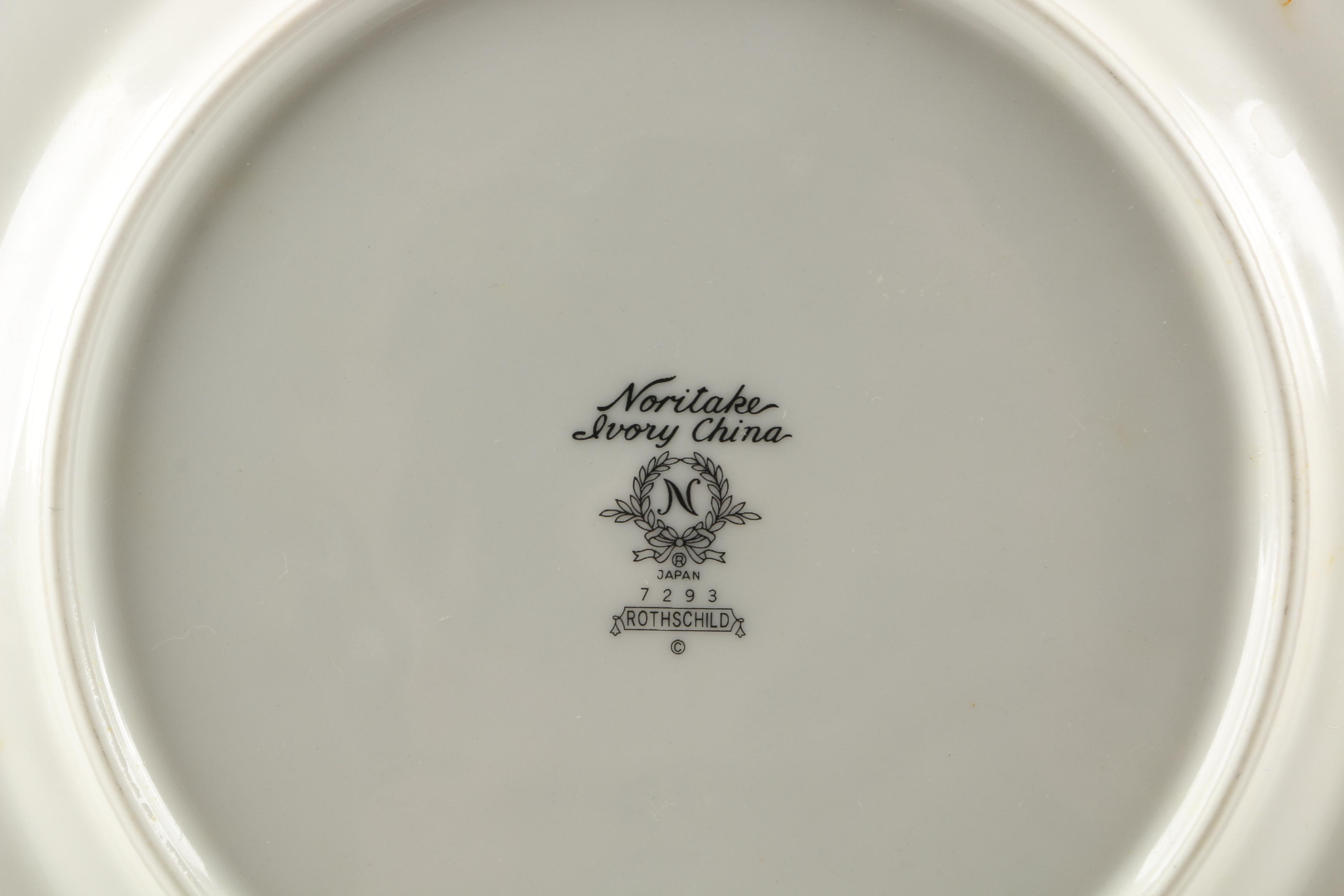 Twelve Place Settings of Noritake "Rothschild"