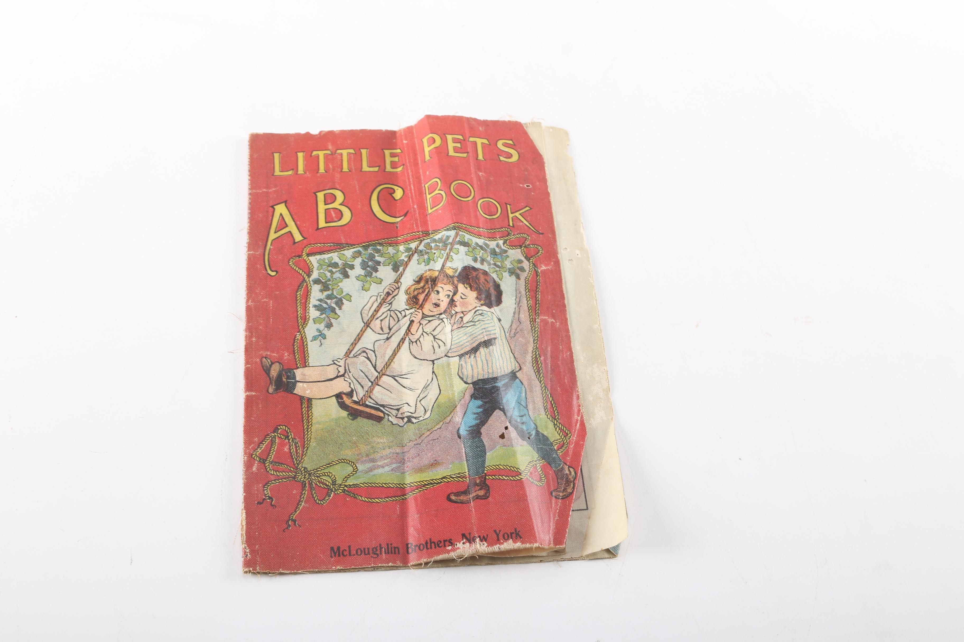 Early 20th Century Linen Children's Books