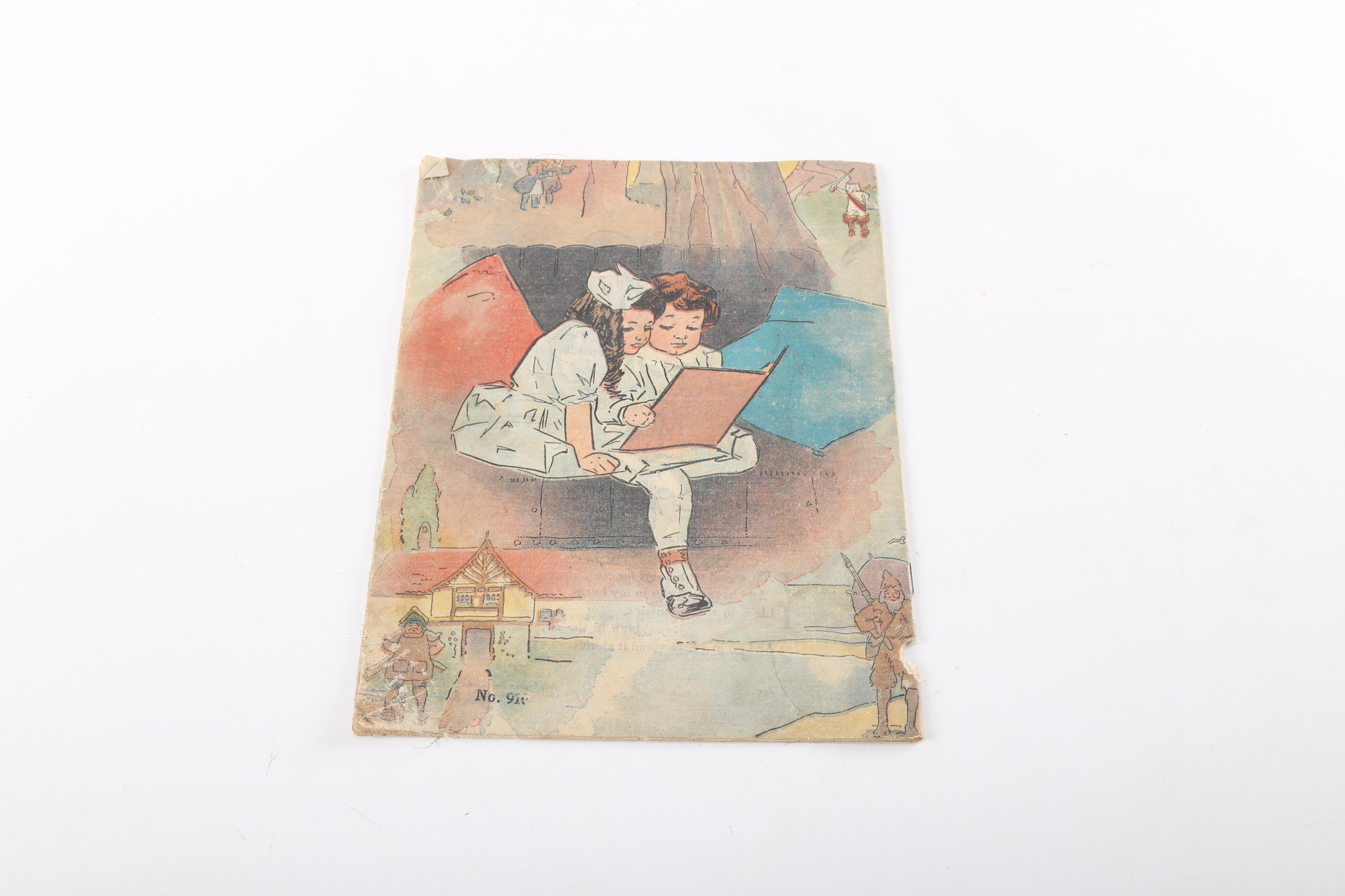 Early 20th Century Linen Children's Books