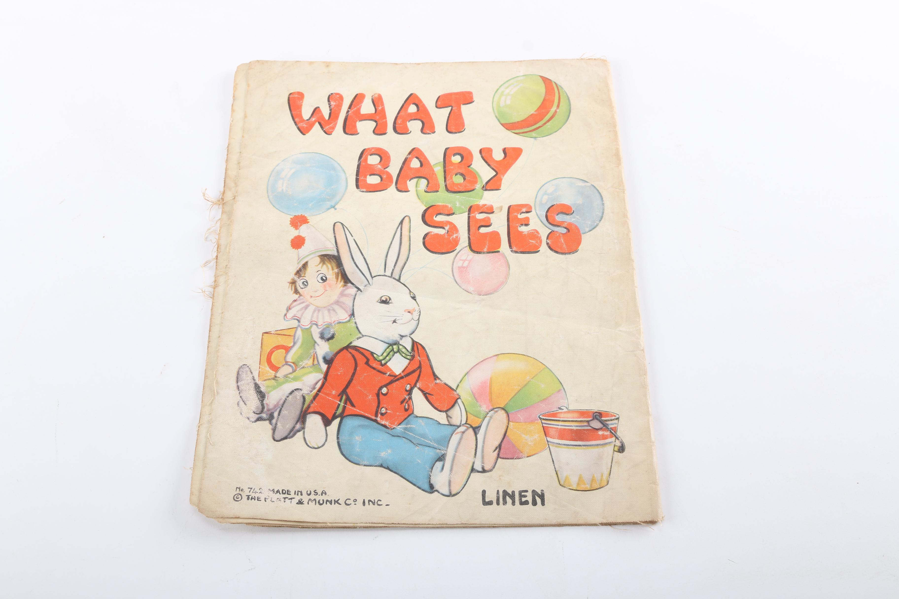 Early 20th Century Linen Children's Books