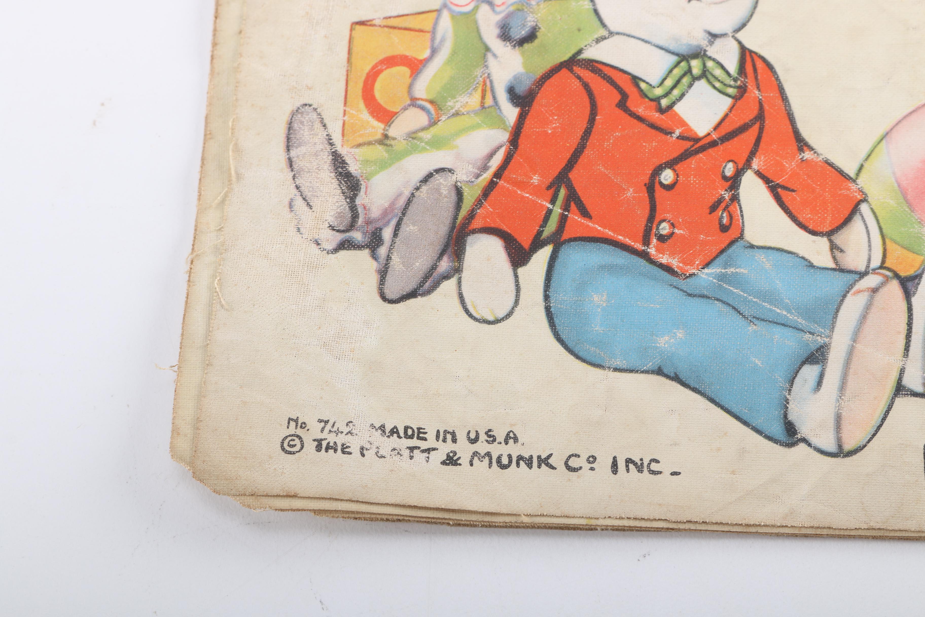 Early 20th Century Linen Children's Books