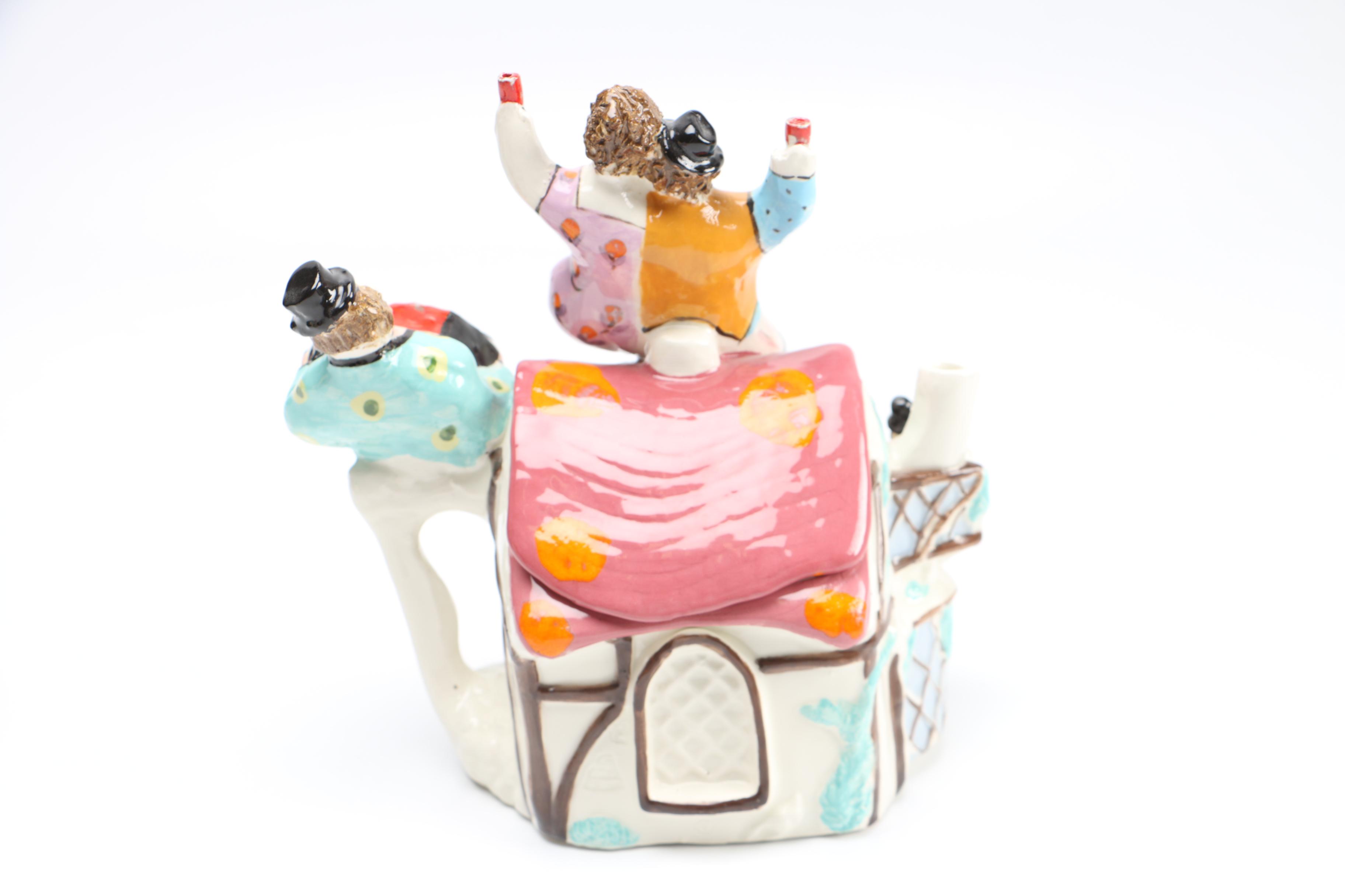 Group of Ceramic Teapots