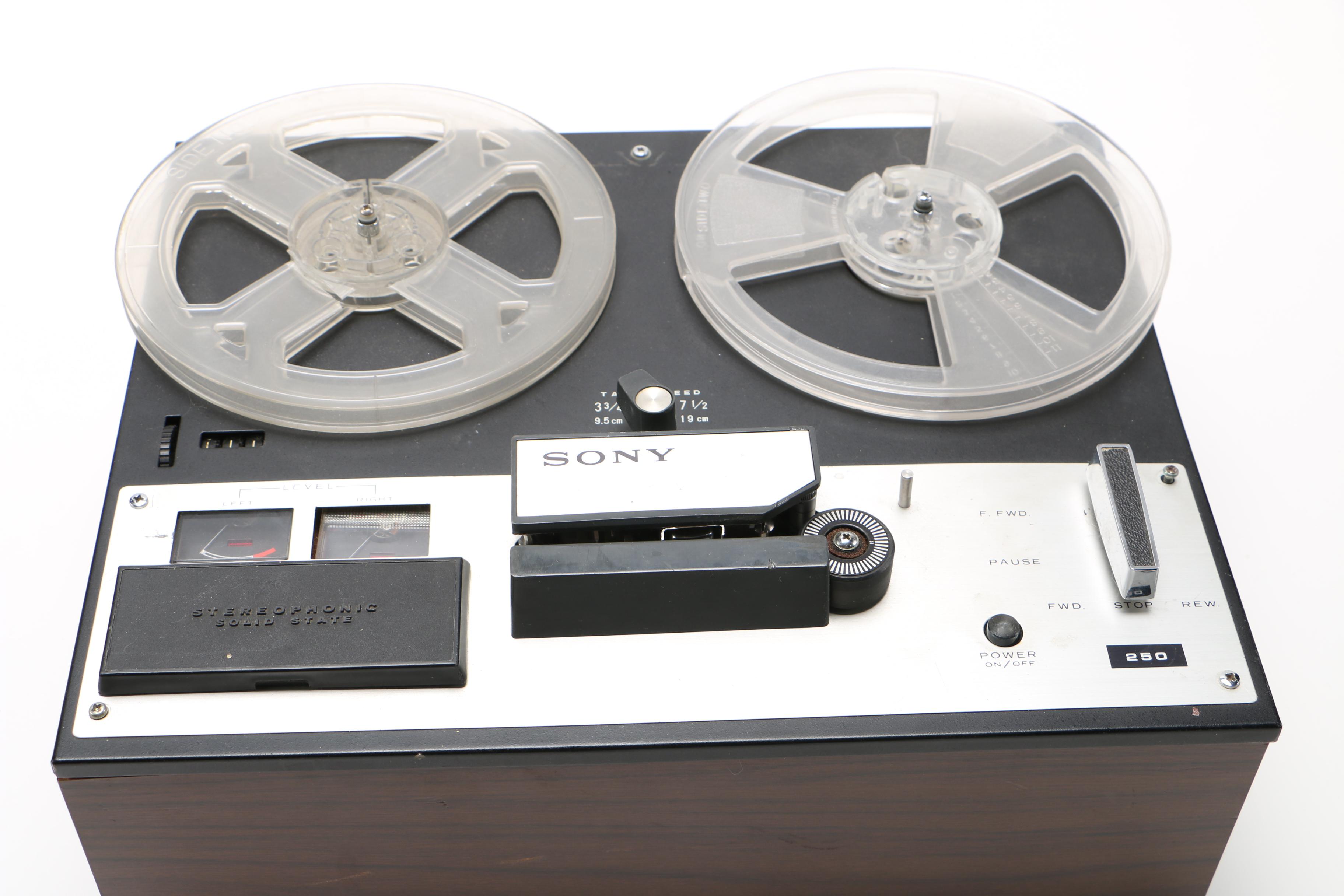 Sony Reel-to-Reel Tapecorder and Tapes