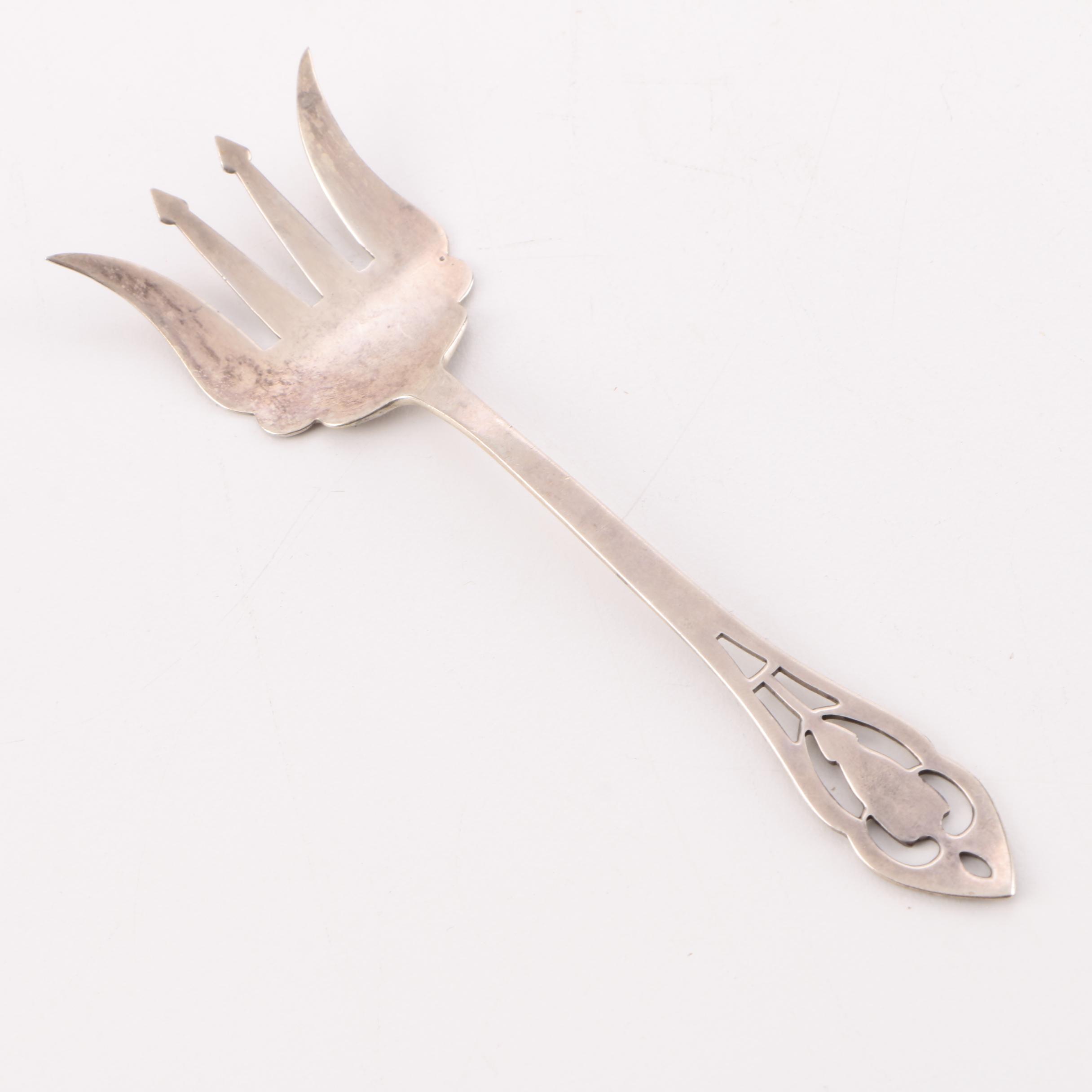 Sterling Serving Forks Featuring International Silver Co.