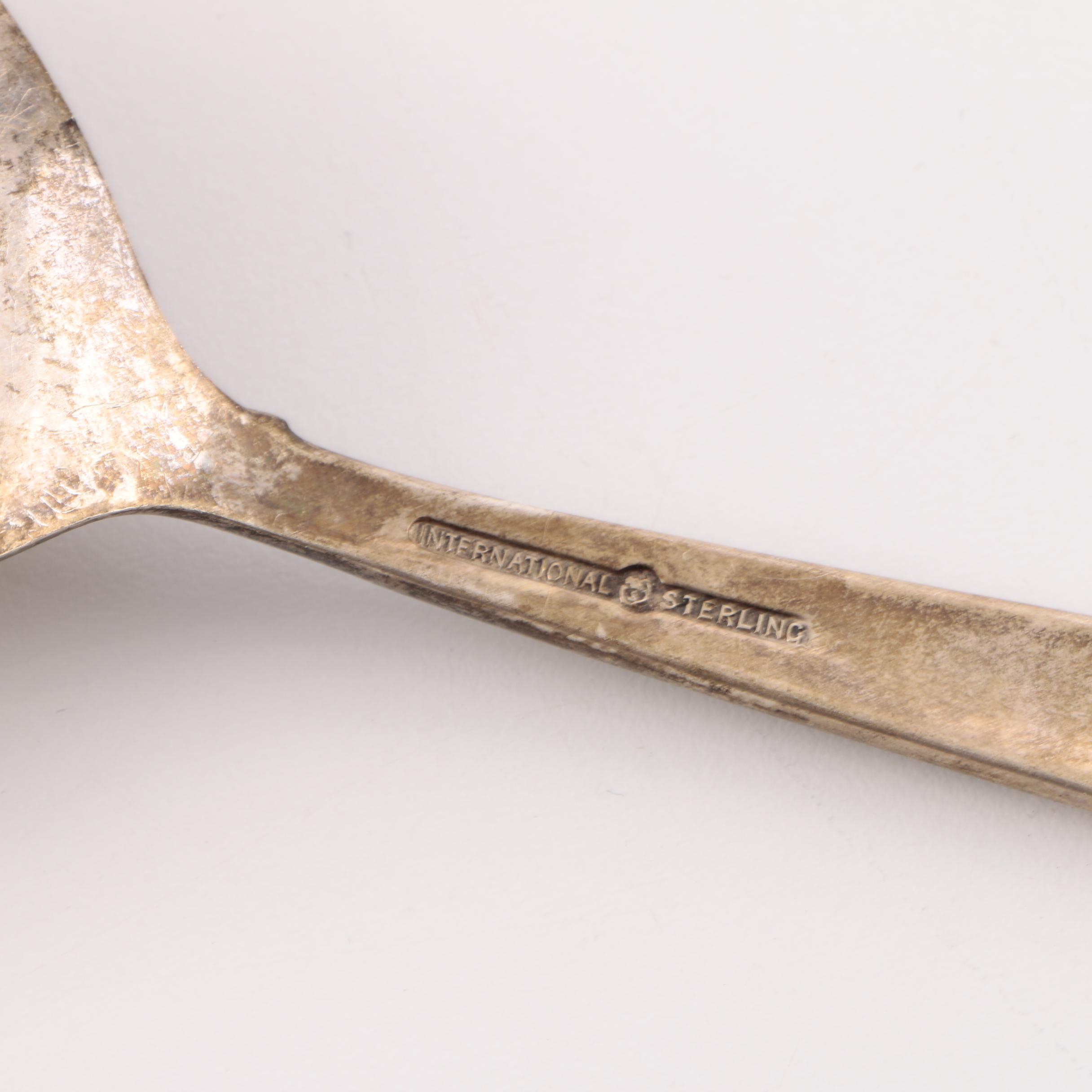 Sterling Serving Forks Featuring International Silver Co.