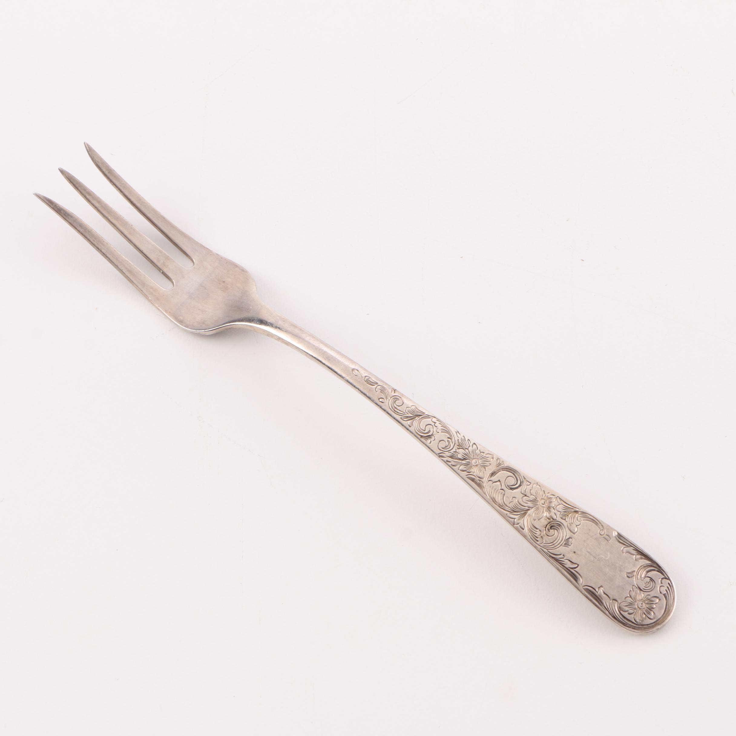 Sterling Serving Forks Featuring International Silver Co.