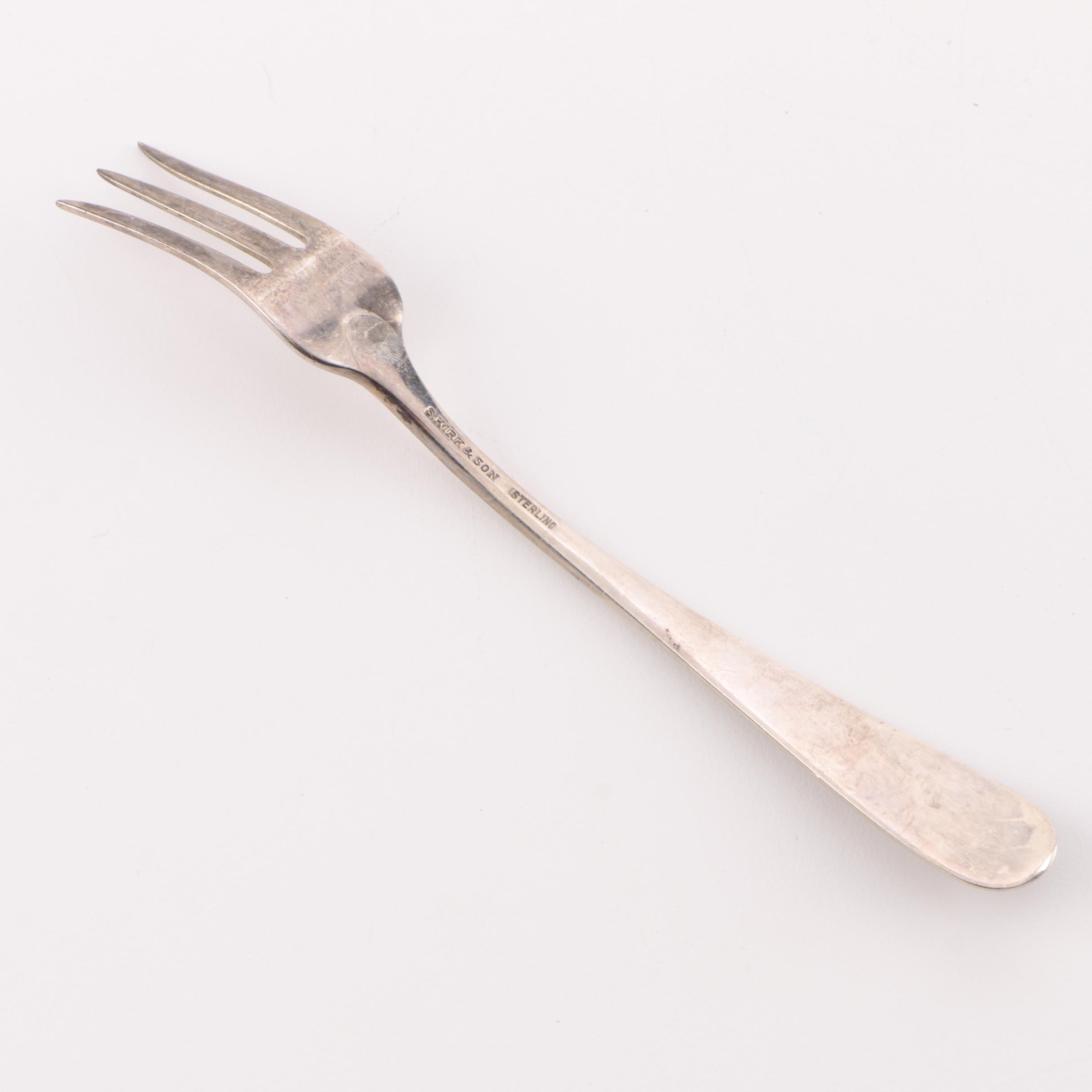 Sterling Serving Forks Featuring International Silver Co.