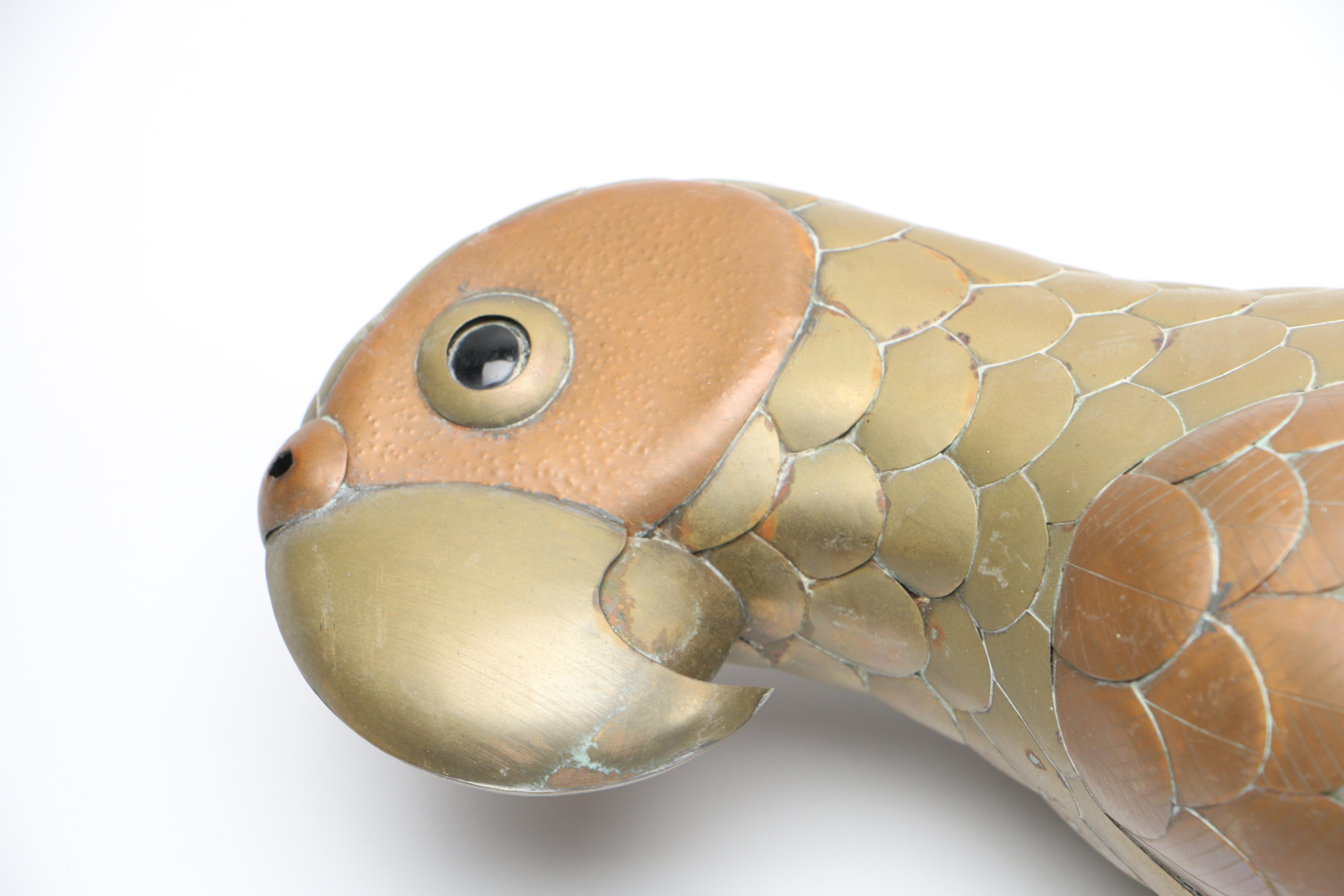 Silver Tone and Gold Tone Hanging Parrot Figurines