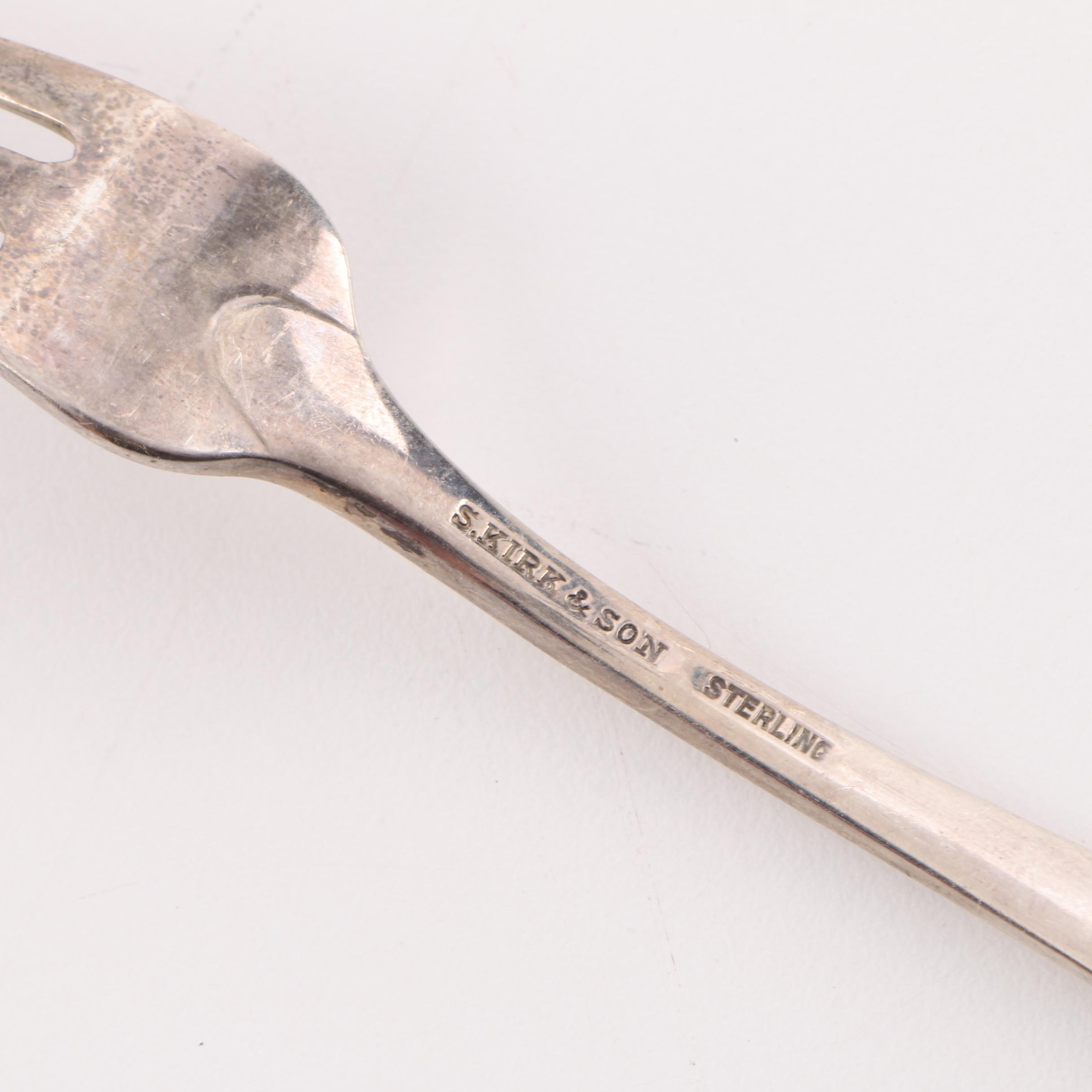 Sterling Serving Forks Featuring International Silver Co.