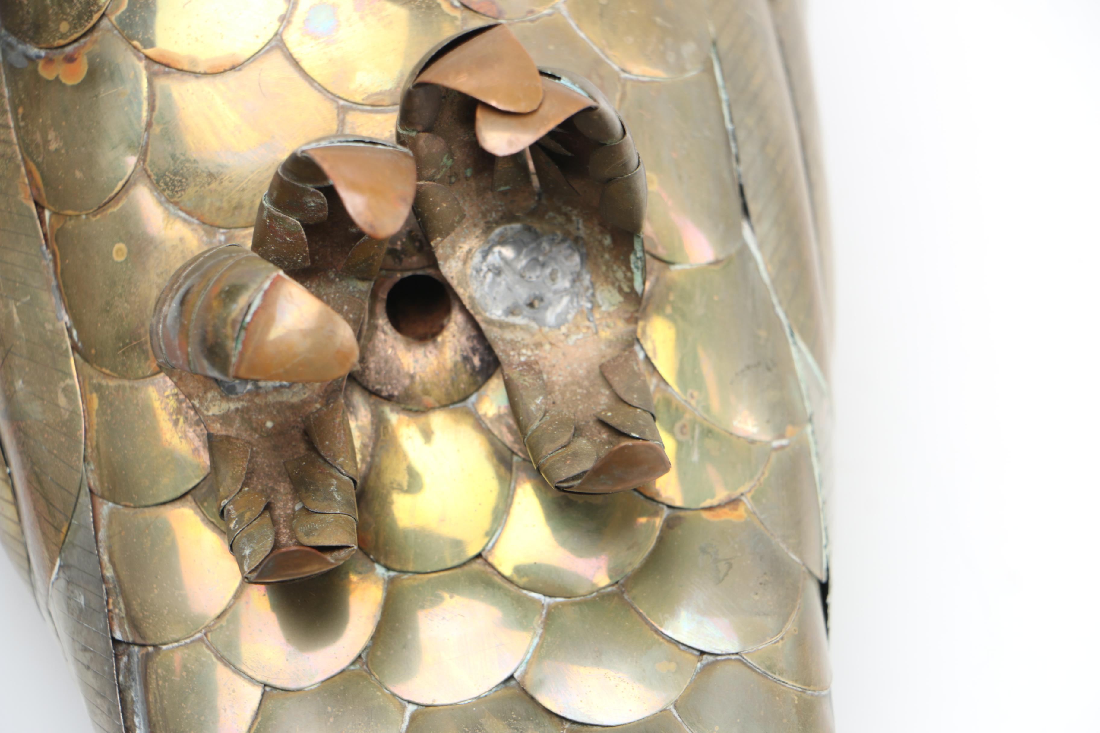 Silver Tone and Gold Tone Hanging Parrot Figurines