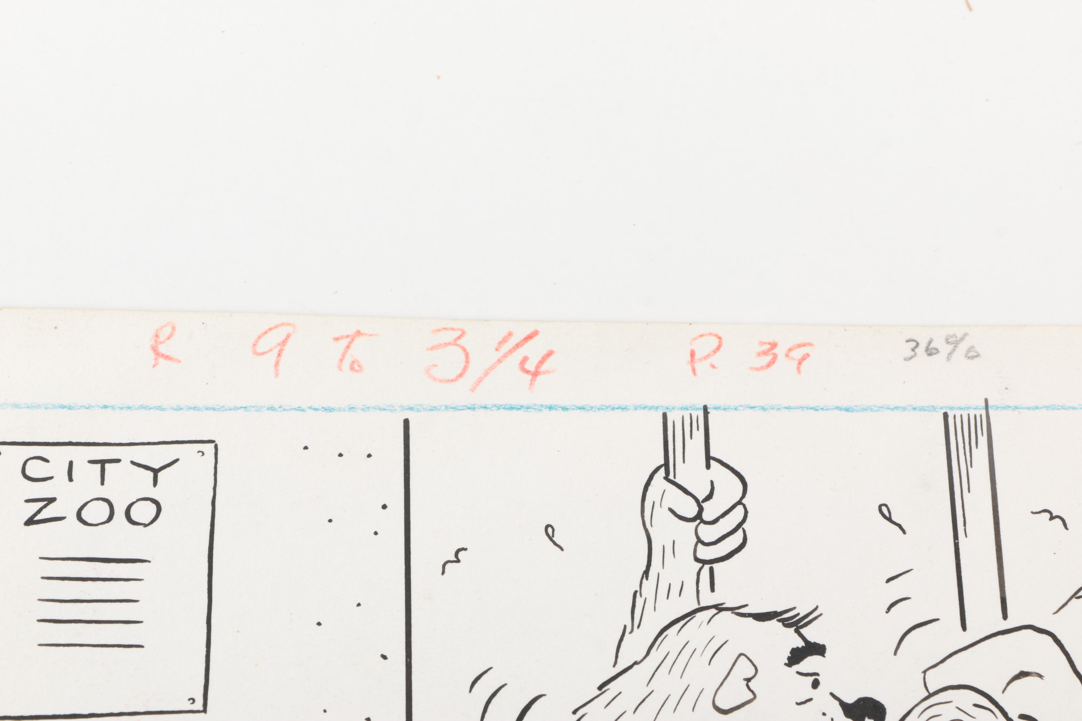 Martin Giuffre Lithograph Cartoon "Ed Has A Way With Animals!"