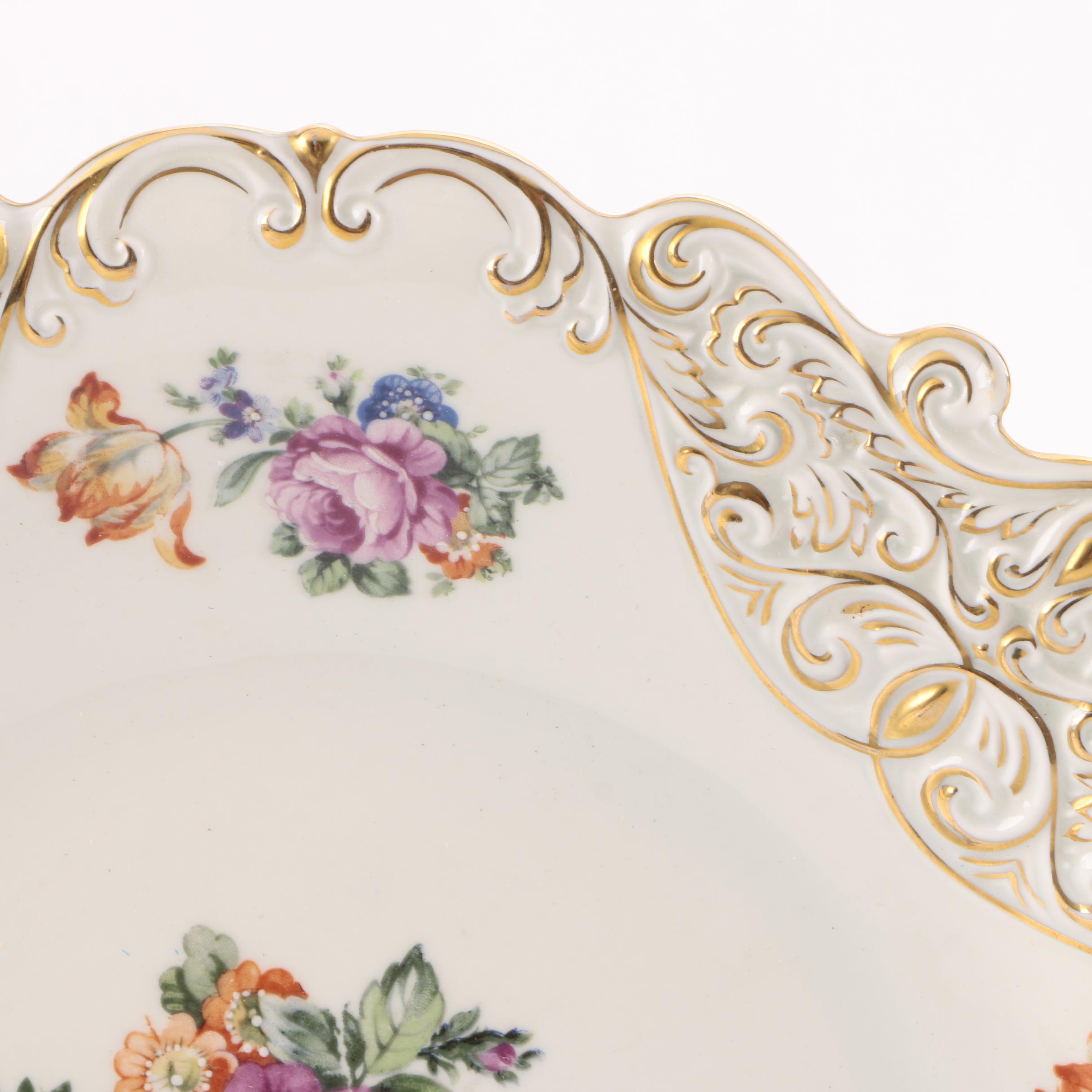Porcelain Serving Platters Featuring Royal Cathay