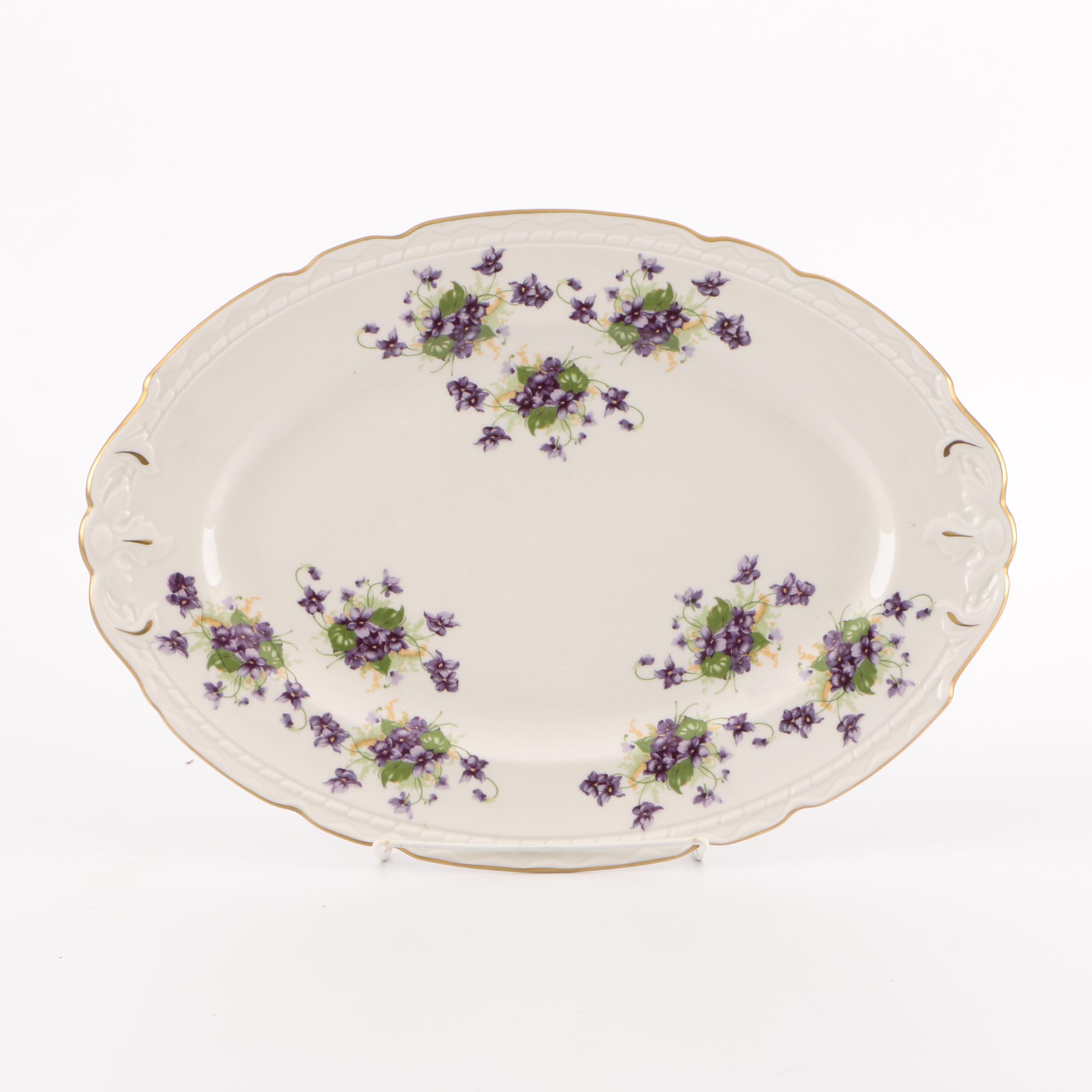 Porcelain Serving Platters Featuring Royal Cathay