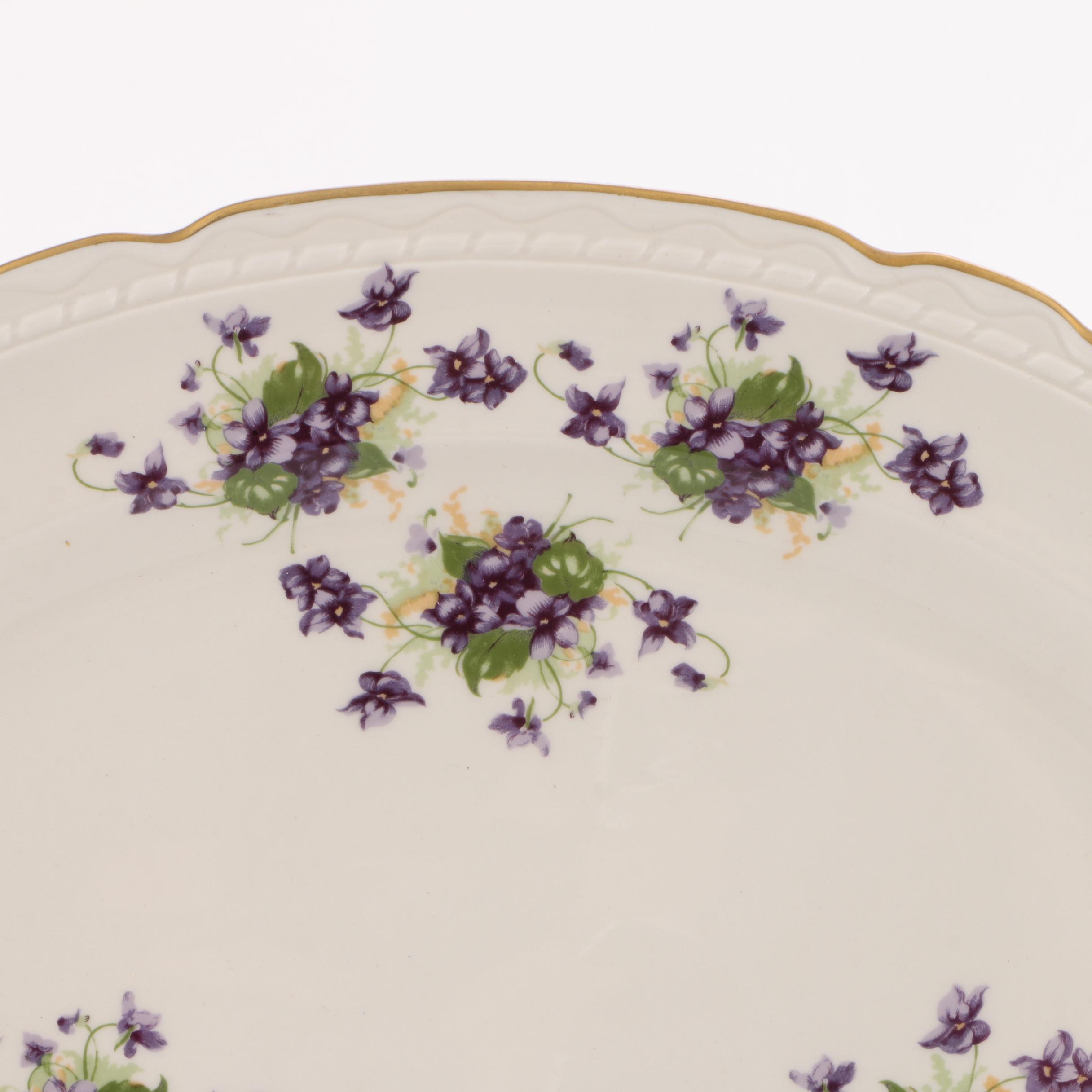 Porcelain Serving Platters Featuring Royal Cathay