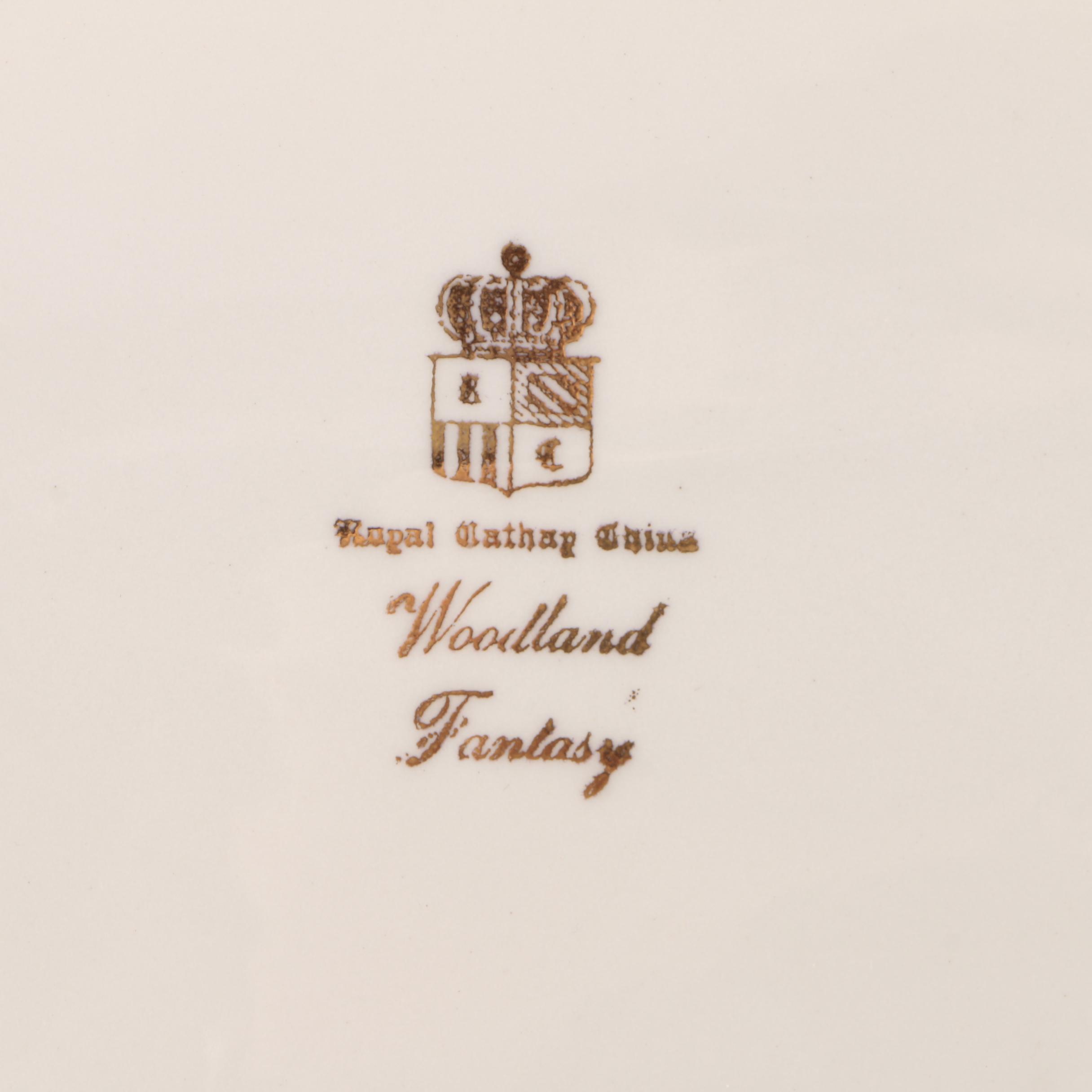 Porcelain Serving Platters Featuring Royal Cathay